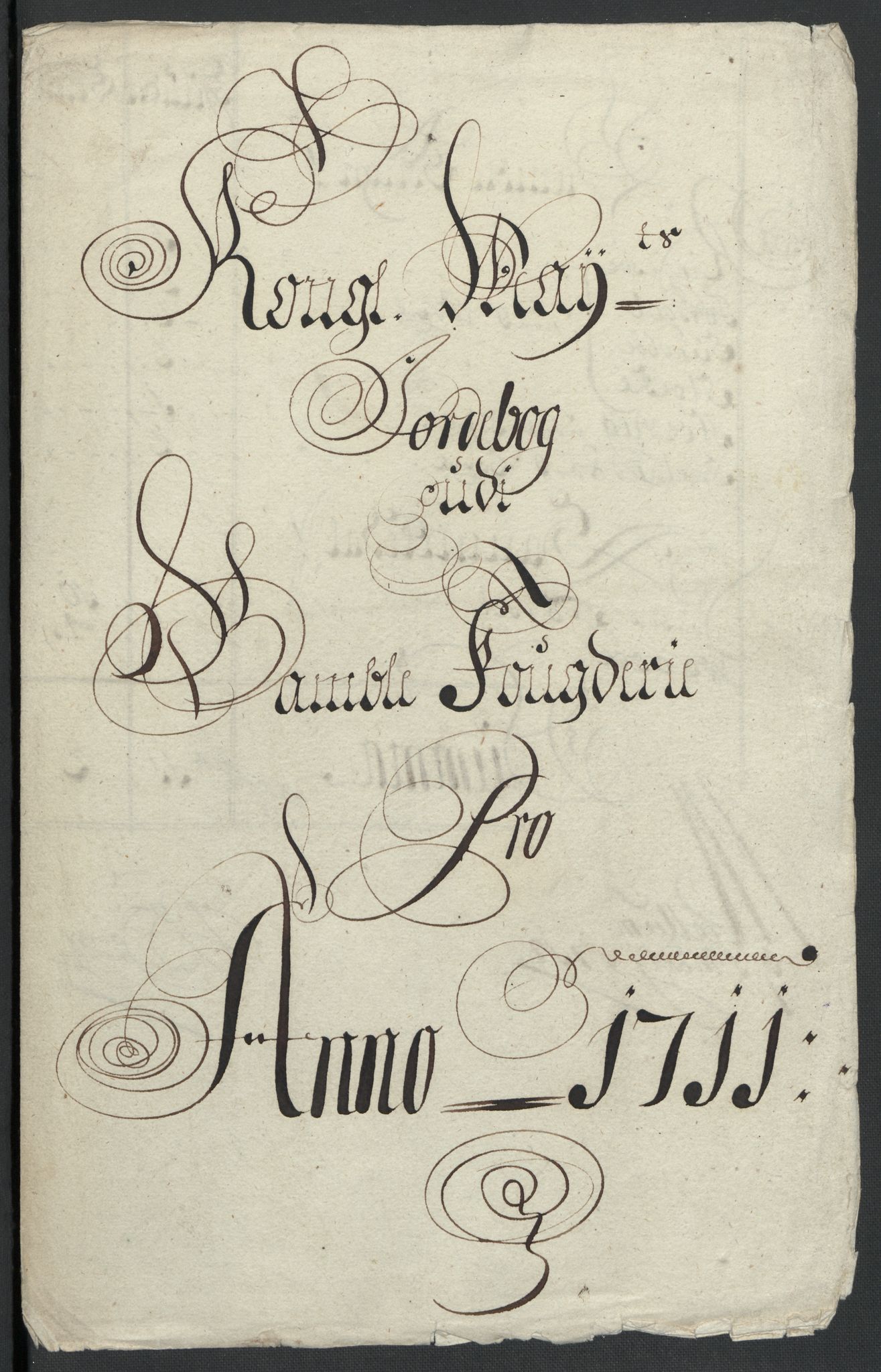 Rentekammeret inntil 1814, Reviderte regnskaper, Fogderegnskap, RA/EA-4092/R36/L2120: Fogderegnskap Øvre og Nedre Telemark og Bamble, 1711, s. 132