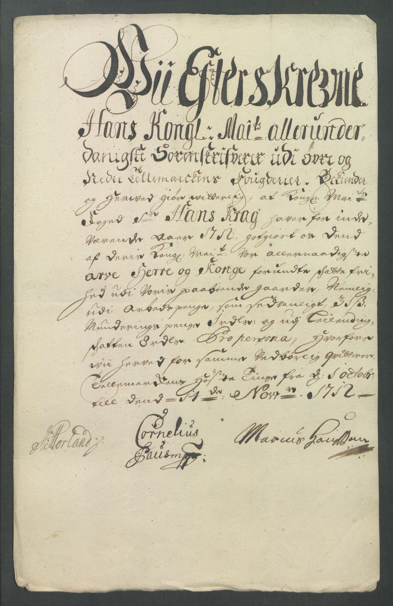 Rentekammeret inntil 1814, Reviderte regnskaper, Fogderegnskap, AV/RA-EA-4092/R36/L2123: Fogderegnskap Øvre og Nedre Telemark og Bamble, 1712, s. 275