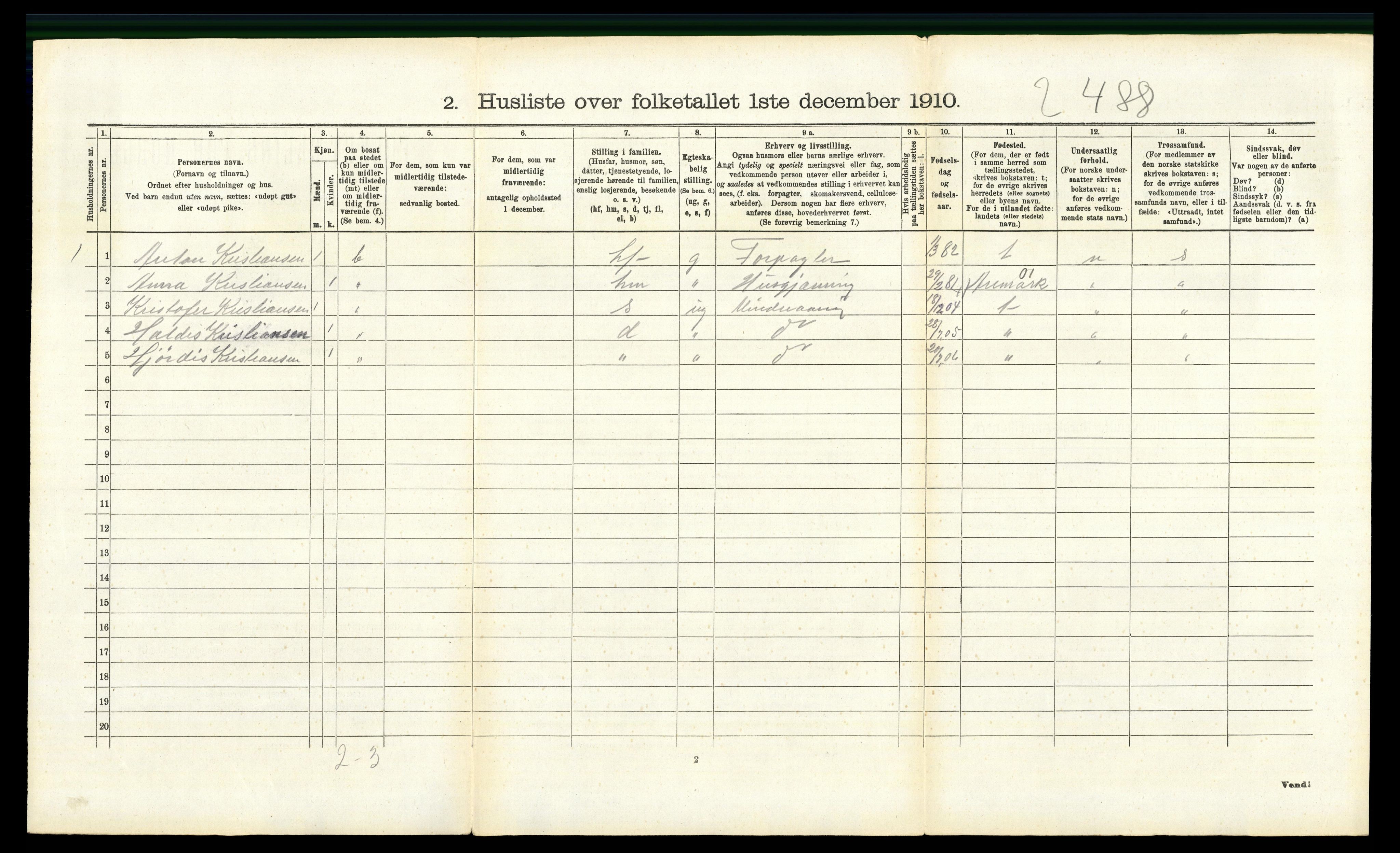 RA, Folketelling 1910 for 0218 Aker herred, 1910, s. 5146