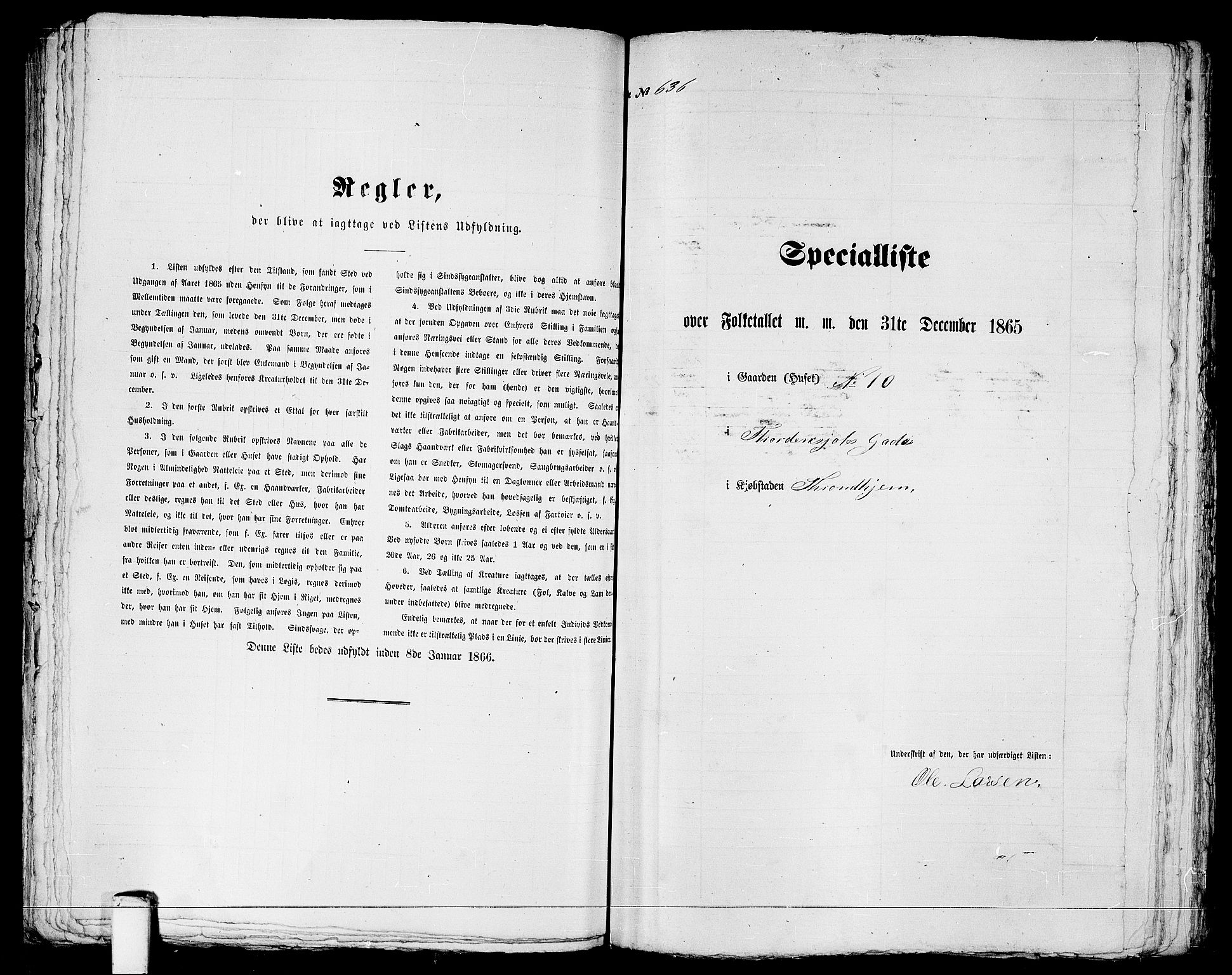 RA, Folketelling 1865 for 1601 Trondheim kjøpstad, 1865, s. 1321