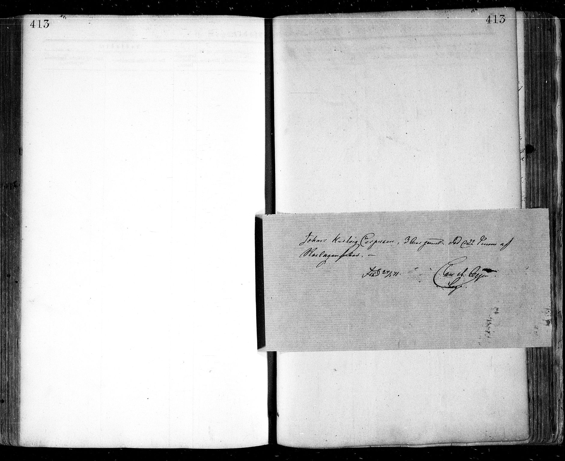 Glemmen prestekontor Kirkebøker, SAO/A-10908/F/Fa/L0008: Ministerialbok nr. 8, 1862-1871, s. 413