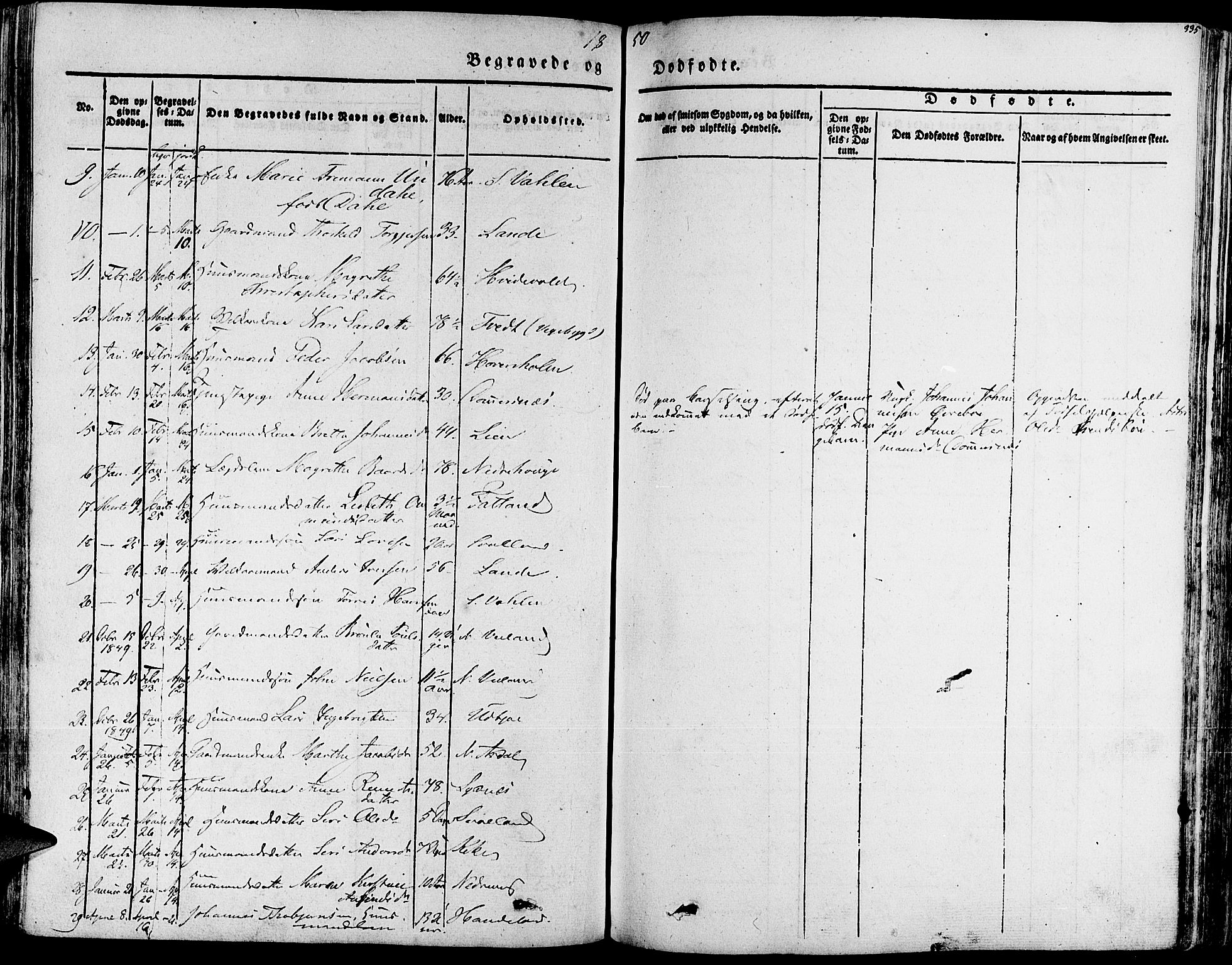 Fjelberg sokneprestembete, AV/SAB-A-75201/H/Haa: Ministerialbok nr. A 6, 1835-1851, s. 335