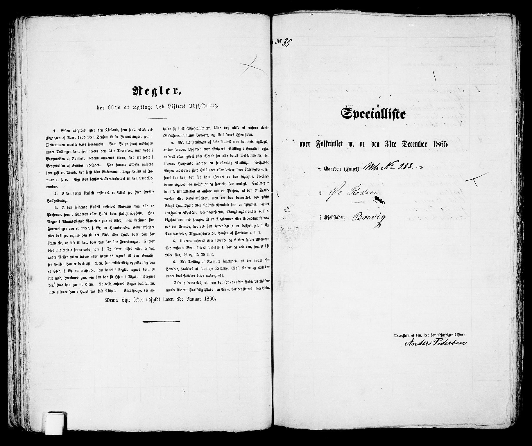 RA, Folketelling 1865 for 0804P Brevik prestegjeld, 1865, s. 78