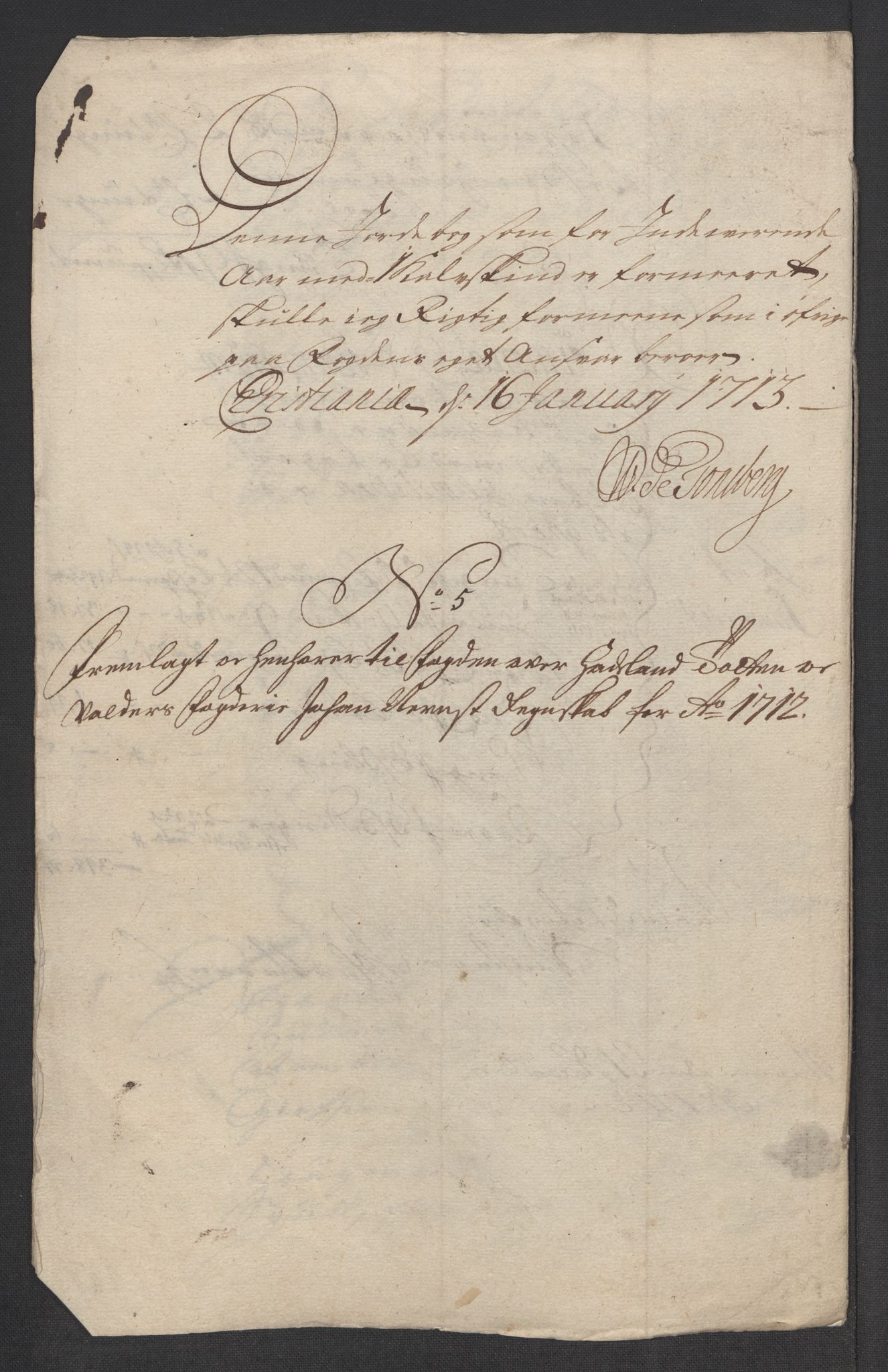 Rentekammeret inntil 1814, Reviderte regnskaper, Fogderegnskap, RA/EA-4092/R18/L1309: Fogderegnskap Hadeland, Toten og Valdres, 1712, s. 269