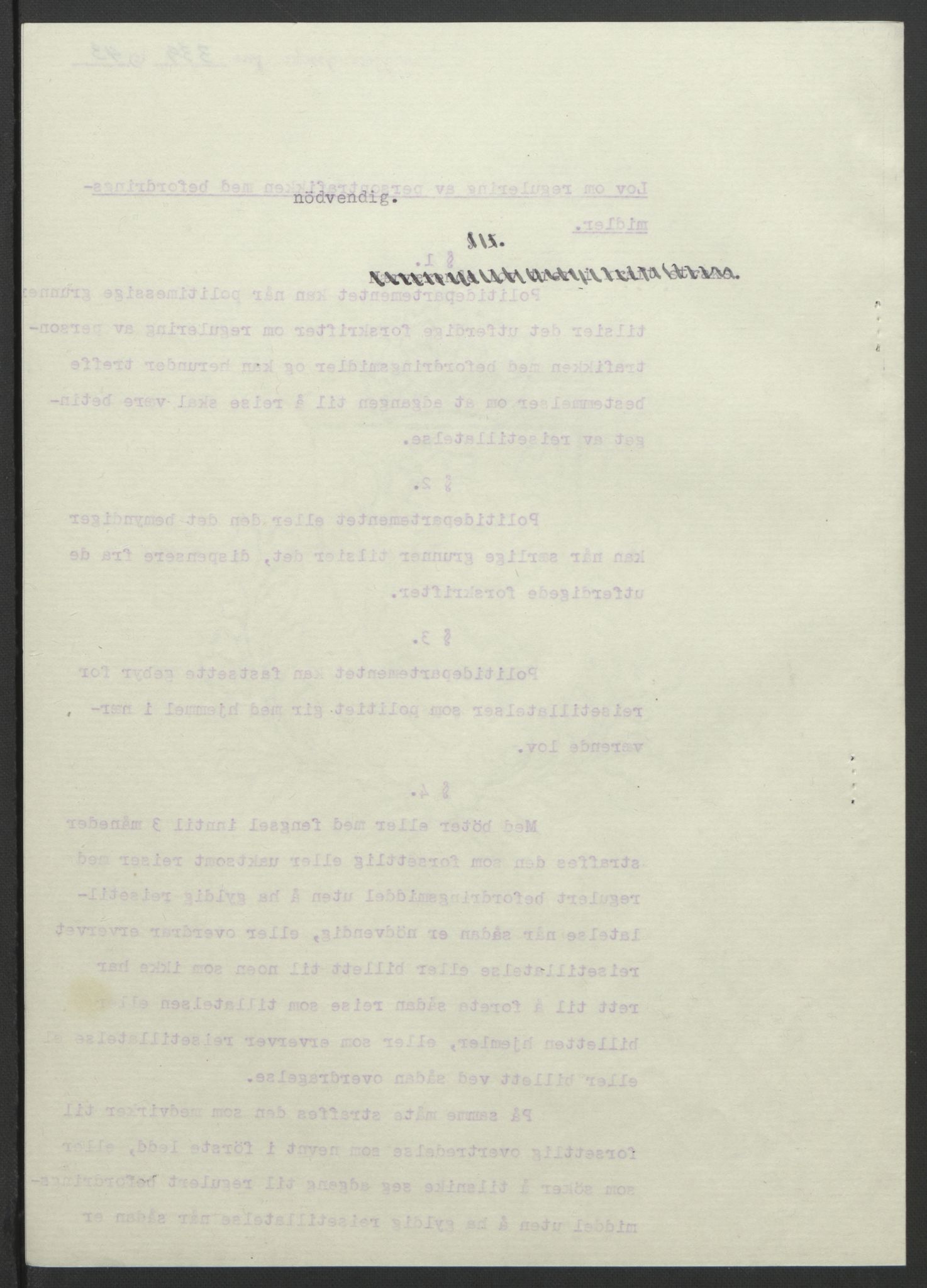 NS-administrasjonen 1940-1945 (Statsrådsekretariatet, de kommisariske statsråder mm), RA/S-4279/D/Db/L0099: Lover, 1943, s. 655