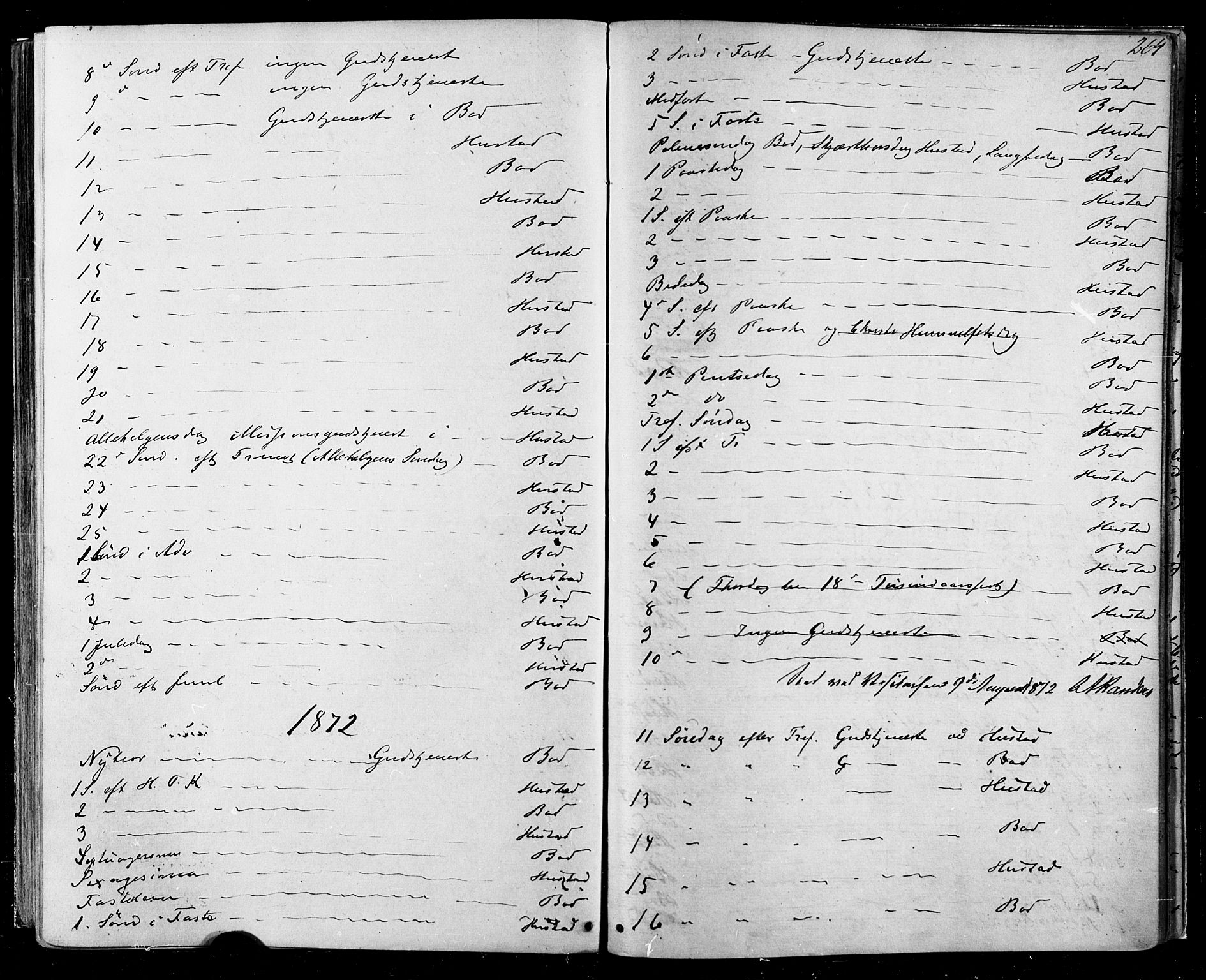 Ministerialprotokoller, klokkerbøker og fødselsregistre - Møre og Romsdal, AV/SAT-A-1454/566/L0768: Ministerialbok nr. 566A07, 1869-1881, s. 264