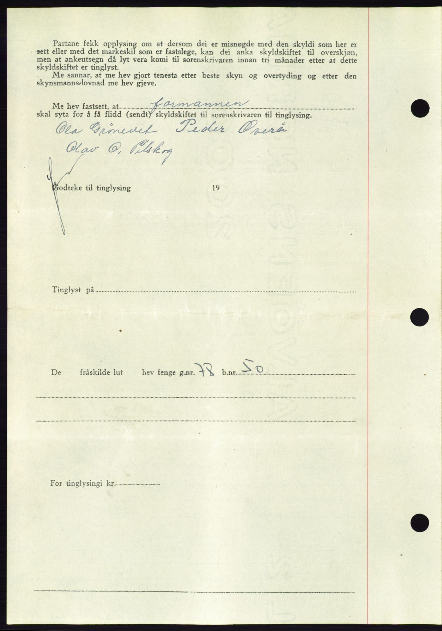 Søre Sunnmøre sorenskriveri, AV/SAT-A-4122/1/2/2C/L0082: Pantebok nr. 8A, 1948-1948, Dagboknr: 389/1948