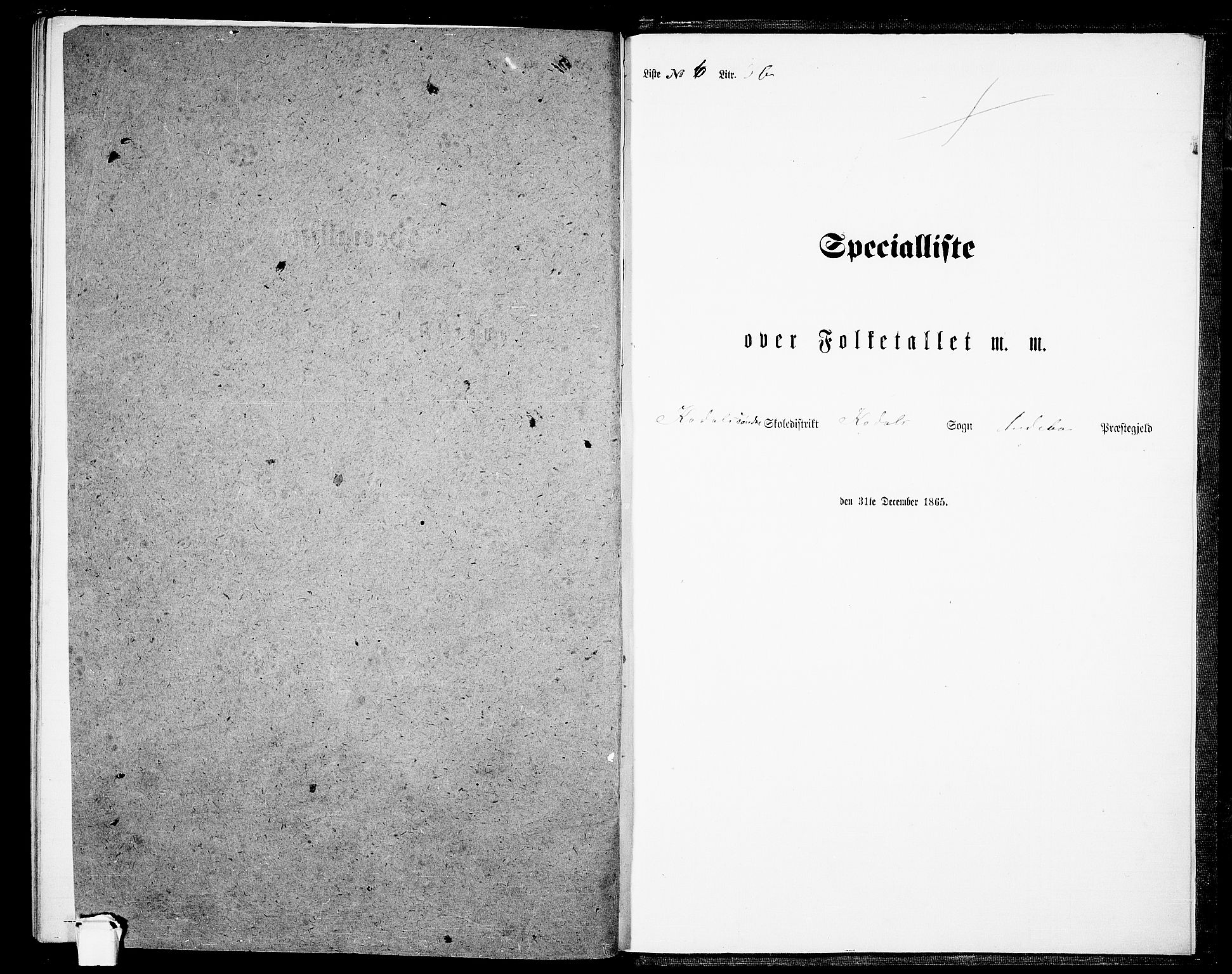 RA, Folketelling 1865 for 0719P Andebu prestegjeld, 1865, s. 109