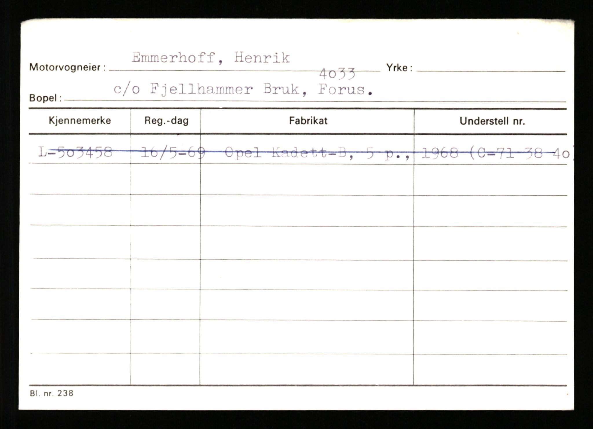 Stavanger trafikkstasjon, AV/SAST-A-101942/0/H/L0007: Egerøy - Eppeland, 1930-1971, s. 2039