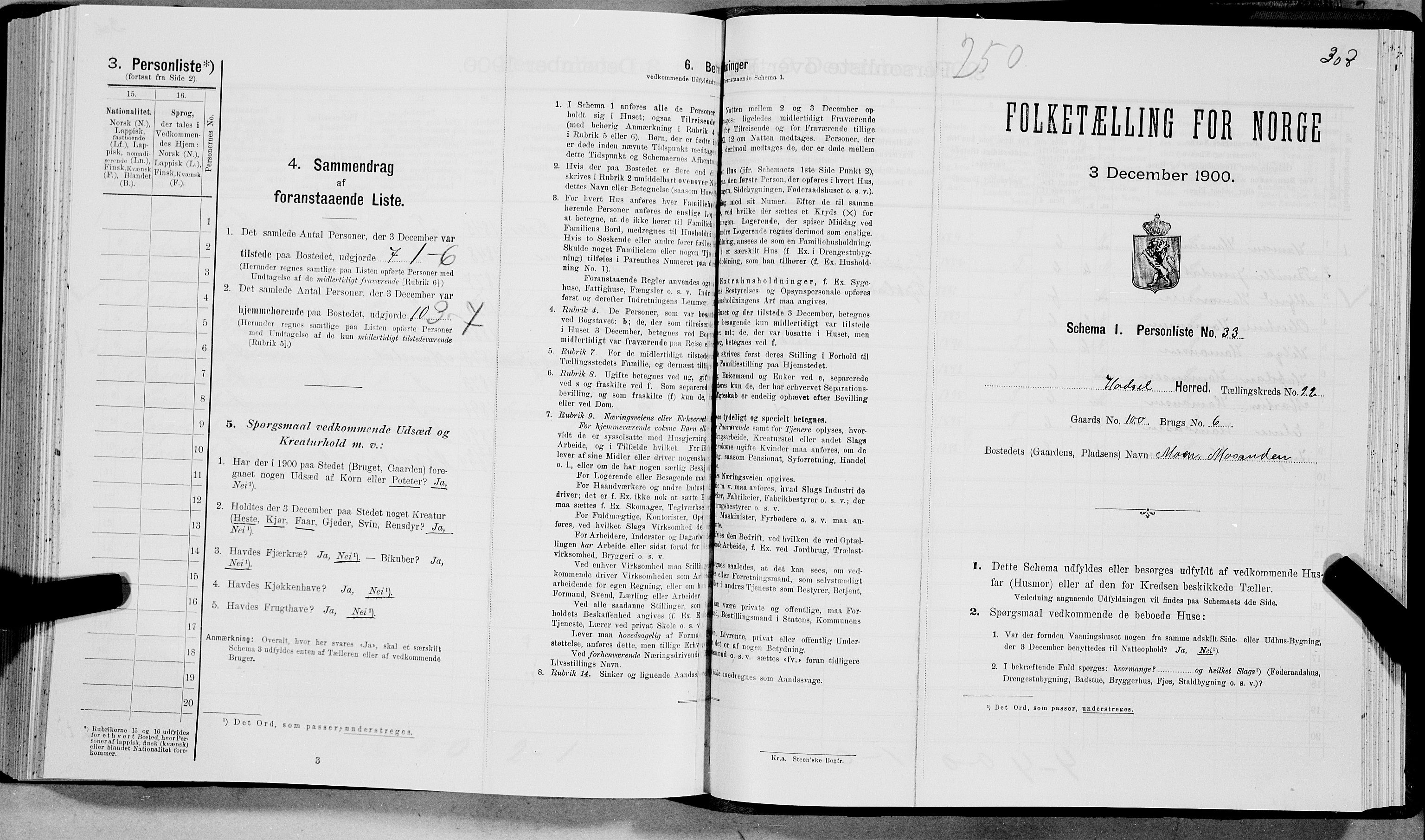 SAT, Folketelling 1900 for 1866 Hadsel herred, 1900, s. 2202