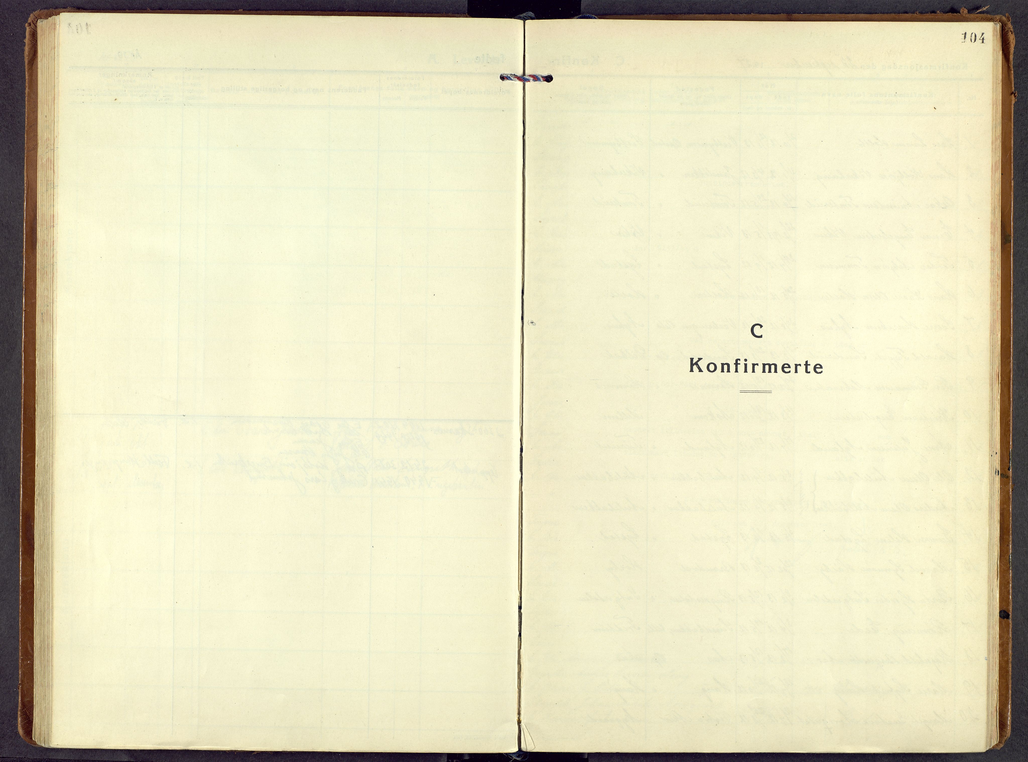 Sør-Odal prestekontor, SAH/PREST-030/H/Ha/Haa/L0017: Ministerialbok nr. 17, 1927-1980, s. 104