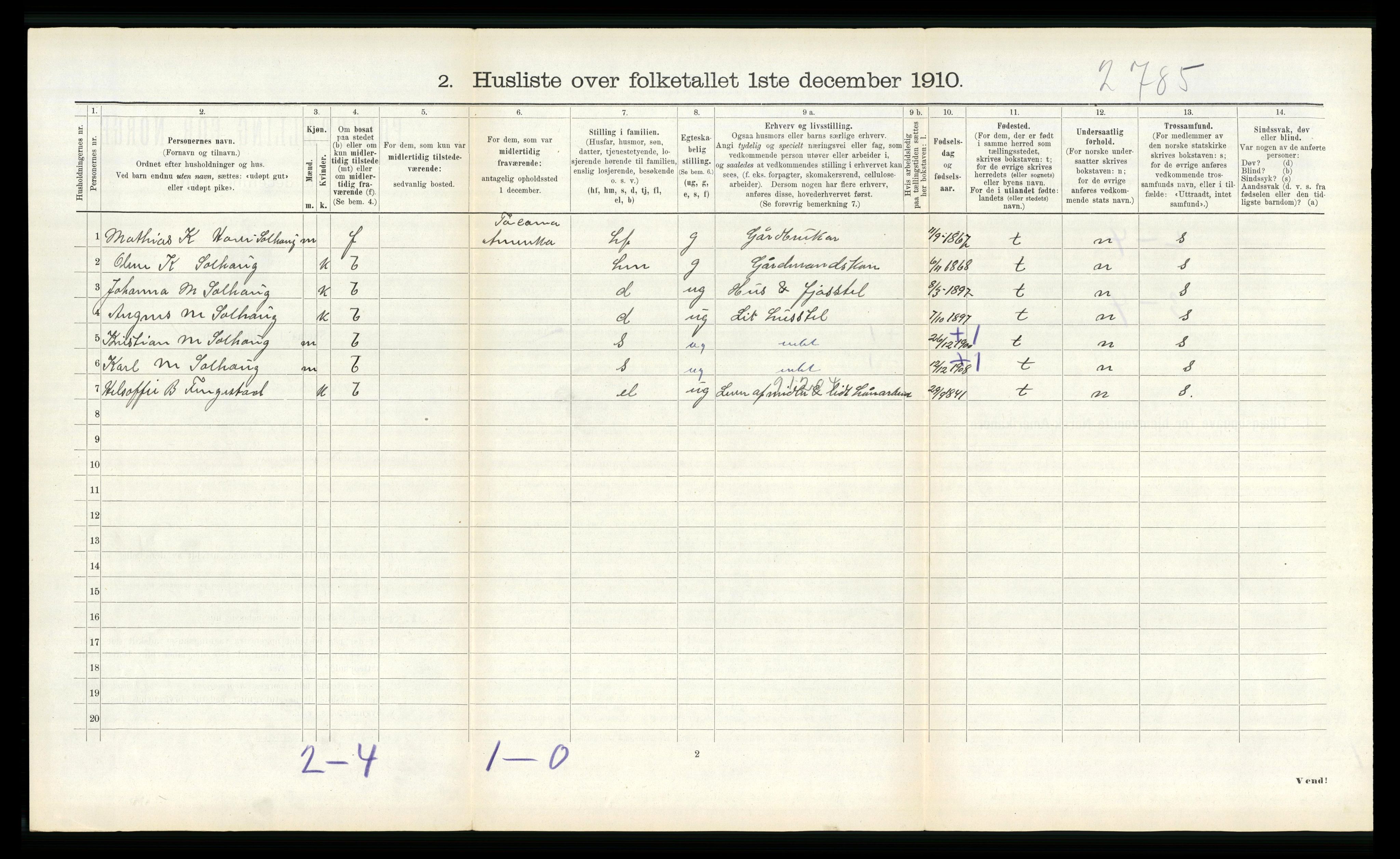 RA, Folketelling 1910 for 1433 Naustdal herred, 1910, s. 544