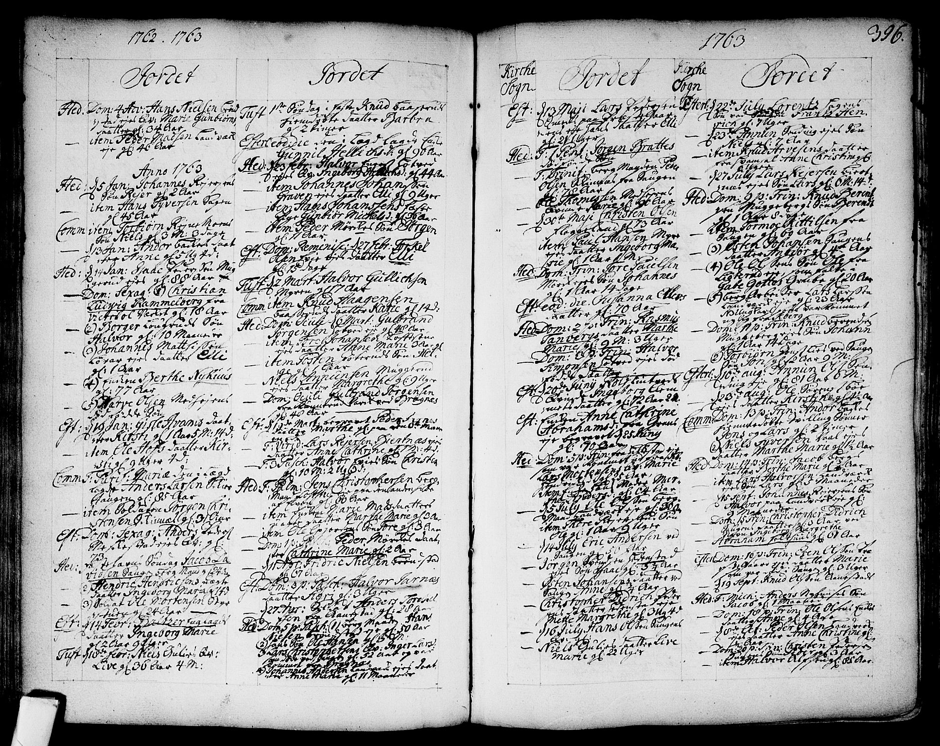 Sandsvær kirkebøker, SAKO/A-244/F/Fa/L0002a: Ministerialbok nr. I 2, 1725-1809, s. 396