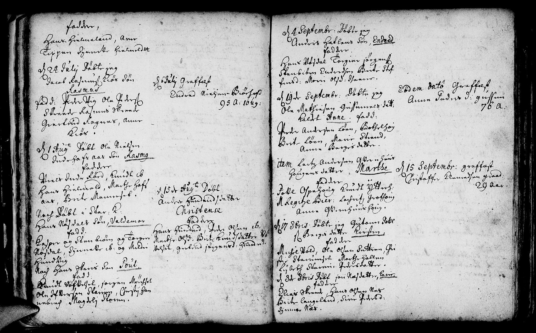 Eid sokneprestembete, AV/SAB-A-82301/H/Haa/Haaa/L0001: Ministerialbok nr. A 1, 1722-1740, s. 14