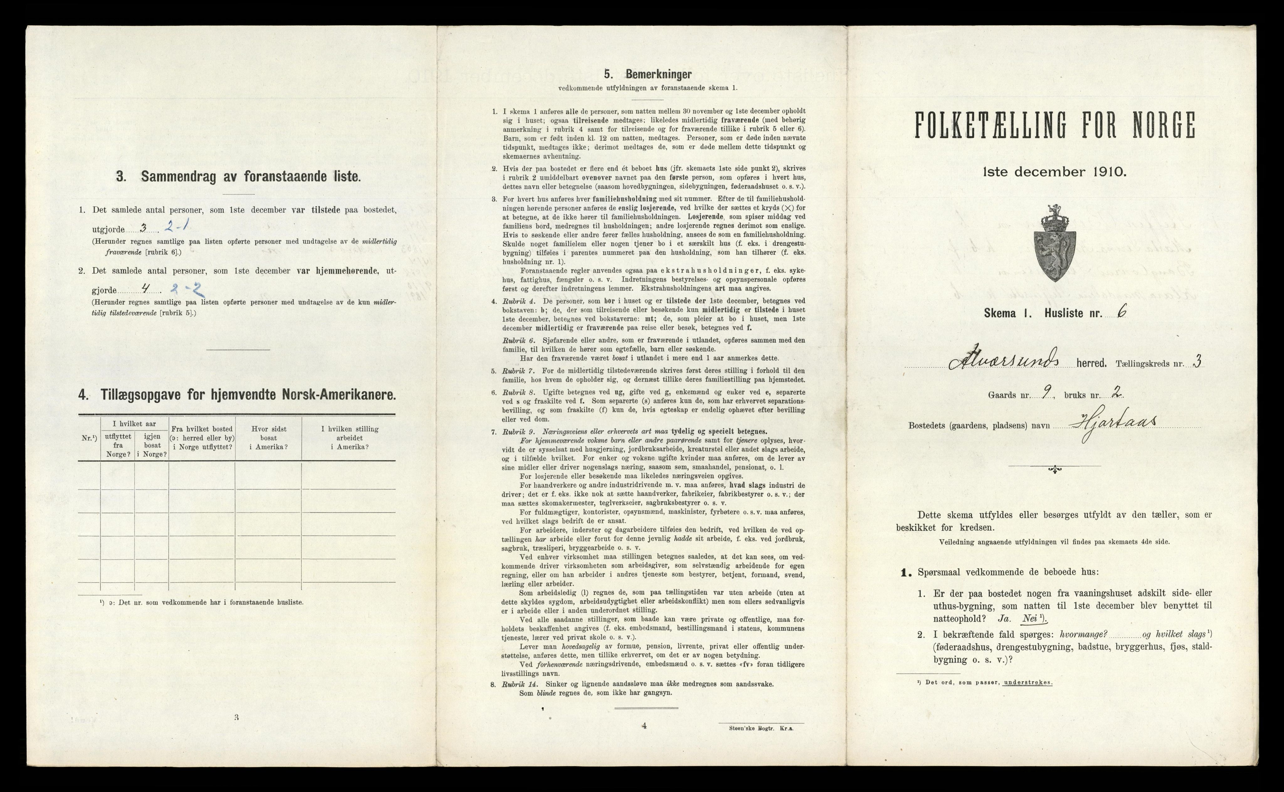 RA, Folketelling 1910 for 1257 Alversund herred, 1910, s. 186