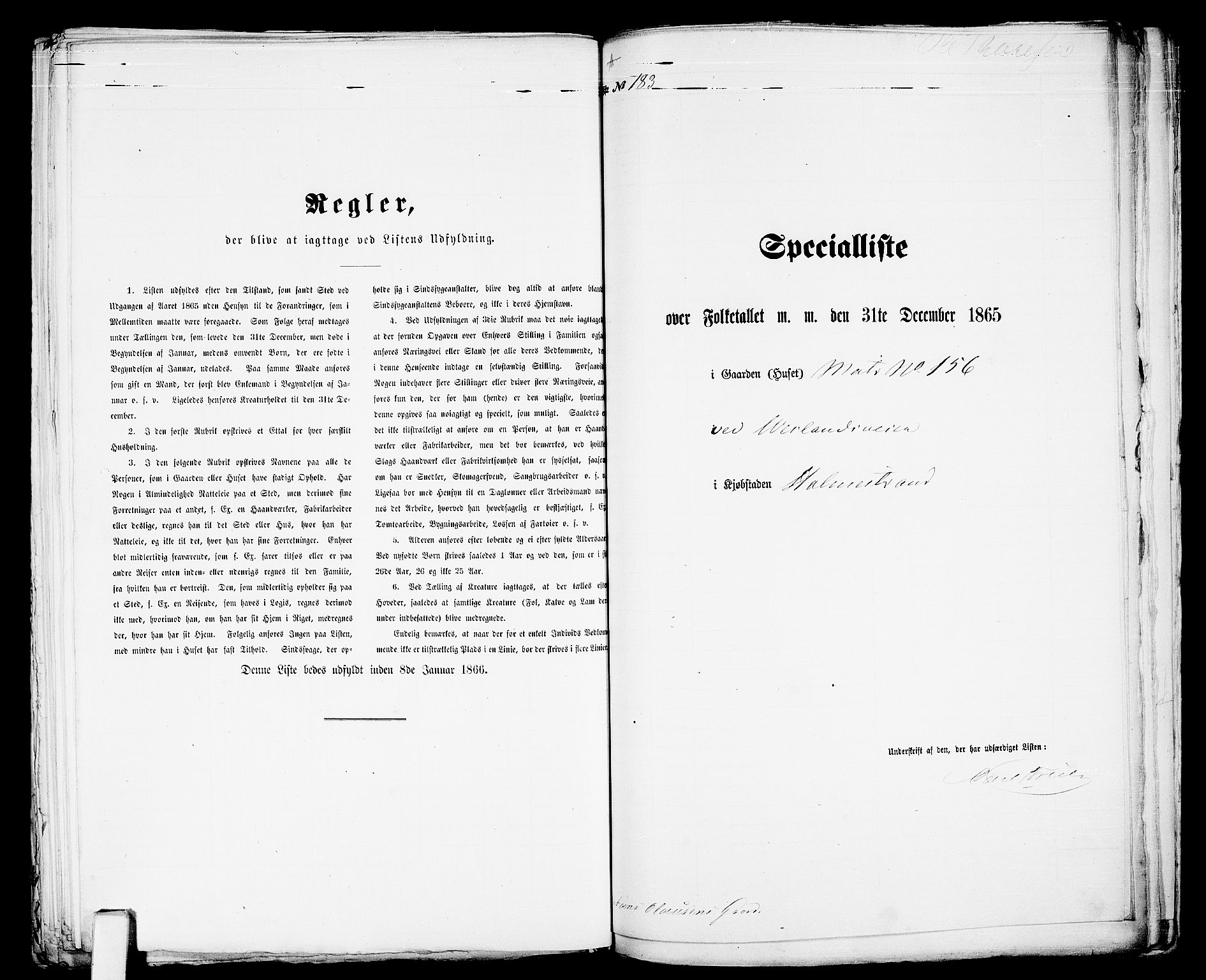 RA, Folketelling 1865 for 0702B Botne prestegjeld, Holmestrand kjøpstad, 1865, s. 375