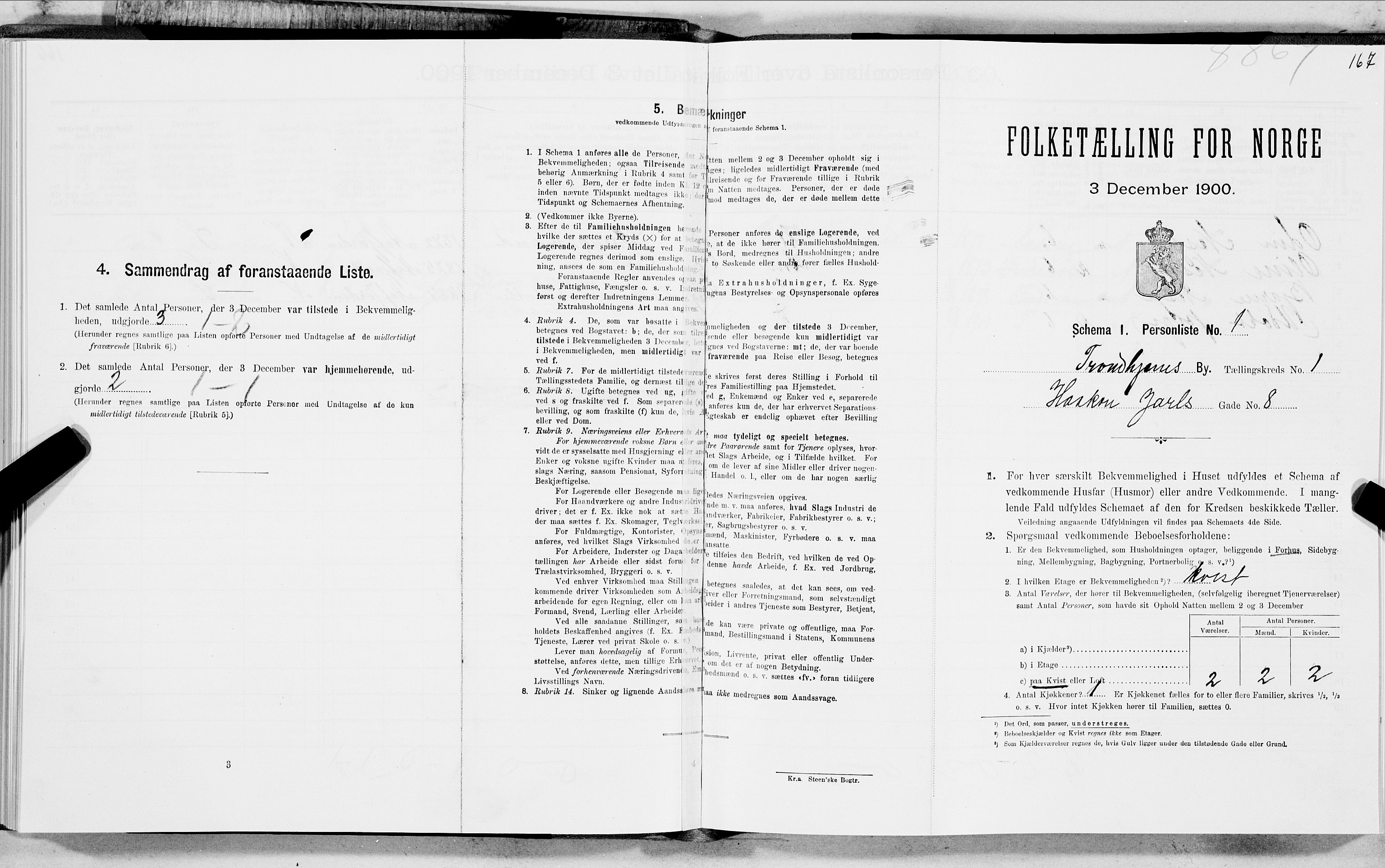 SAT, Folketelling 1900 for 1601 Trondheim kjøpstad, 1900, s. 339
