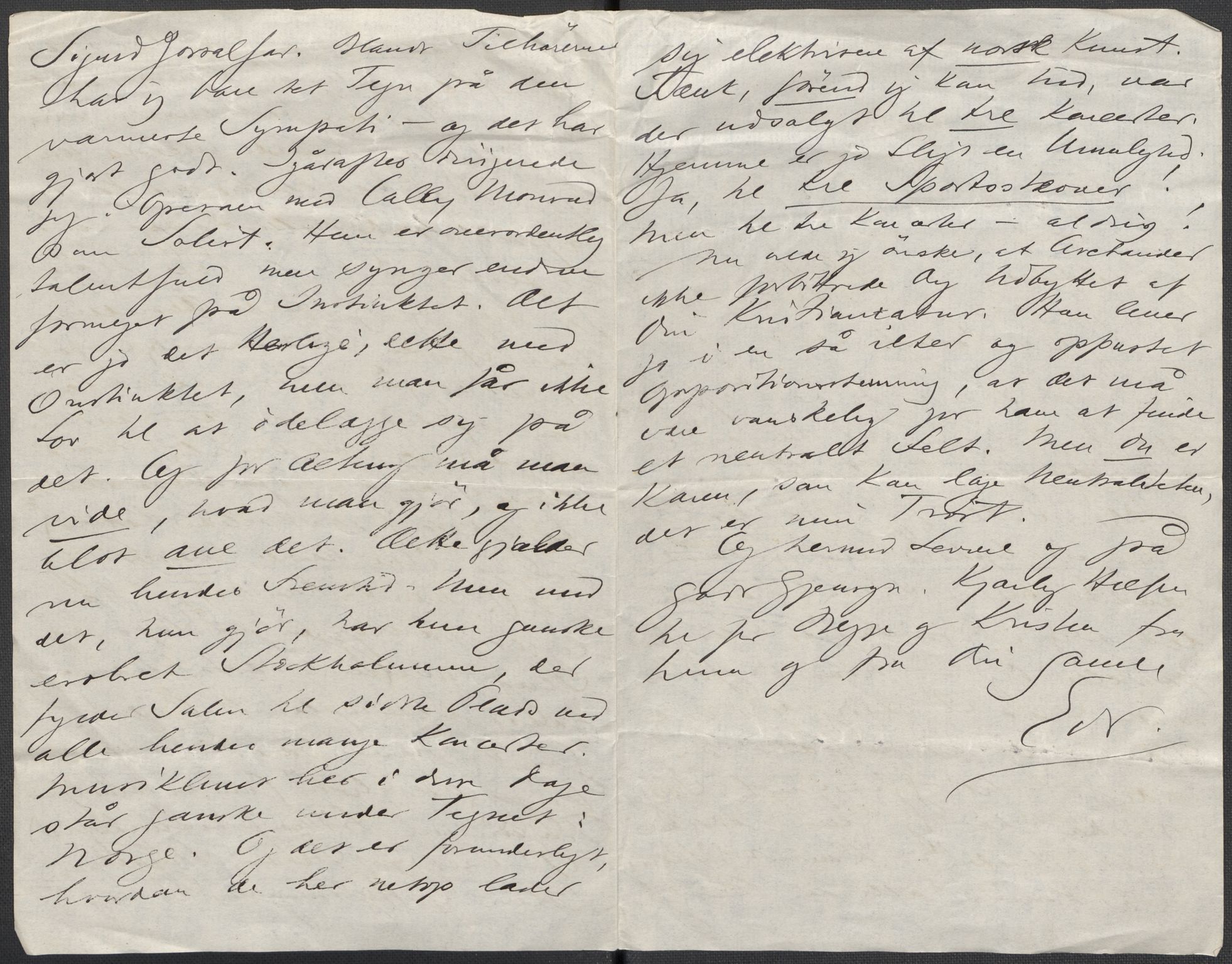 Beyer, Frants, AV/RA-PA-0132/F/L0001: Brev fra Edvard Grieg til Frantz Beyer og "En del optegnelser som kan tjene til kommentar til brevene" av Marie Beyer, 1872-1907, s. 759