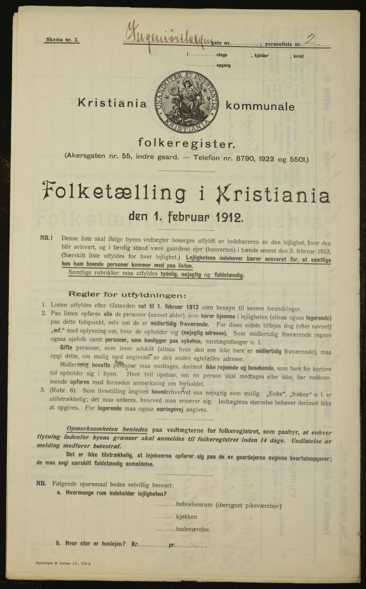 OBA, Kommunal folketelling 1.2.1912 for Kristiania, 1912, s. 24182