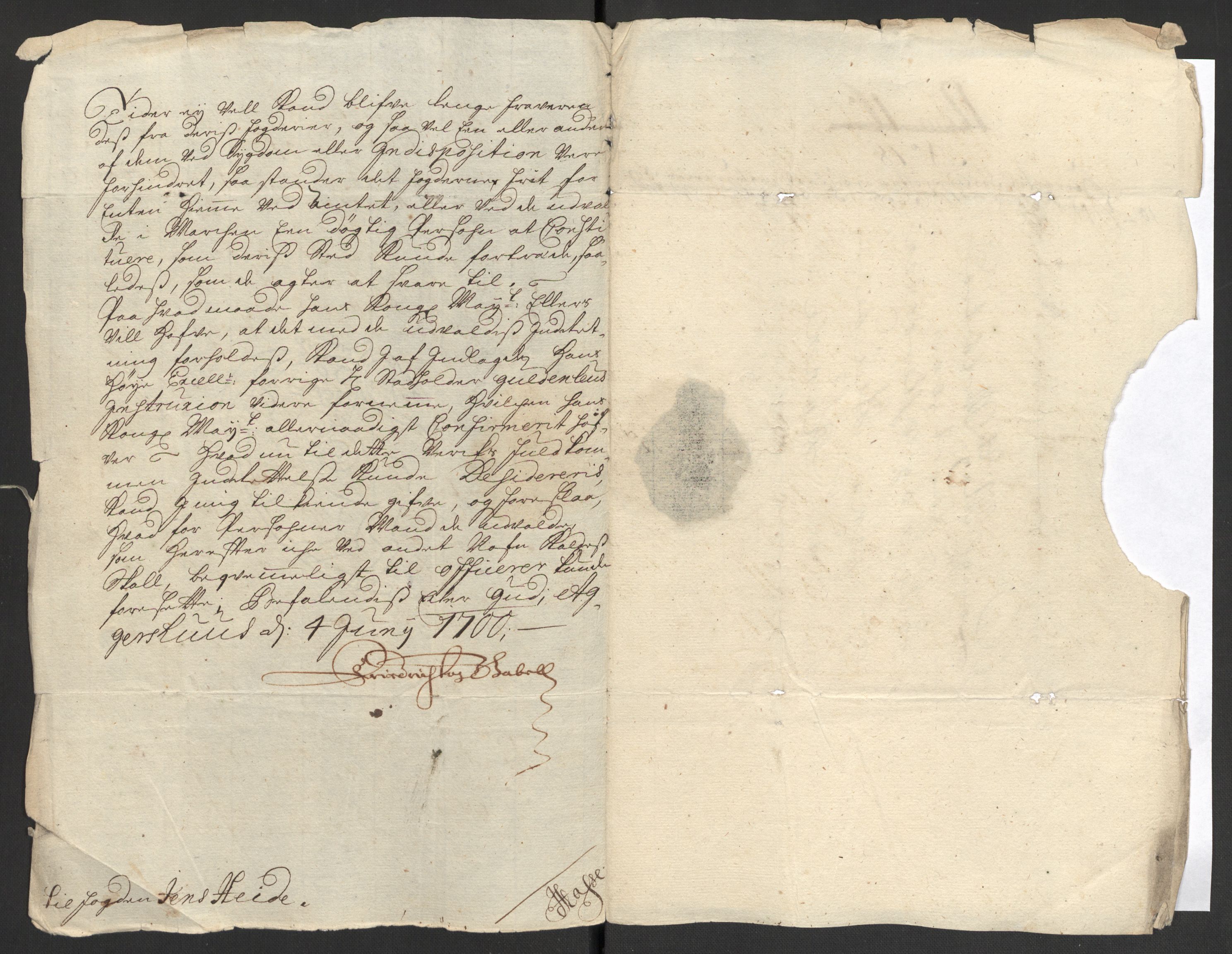 Rentekammeret inntil 1814, Reviderte regnskaper, Fogderegnskap, AV/RA-EA-4092/R13/L0838: Fogderegnskap Solør, Odal og Østerdal, 1700, s. 245