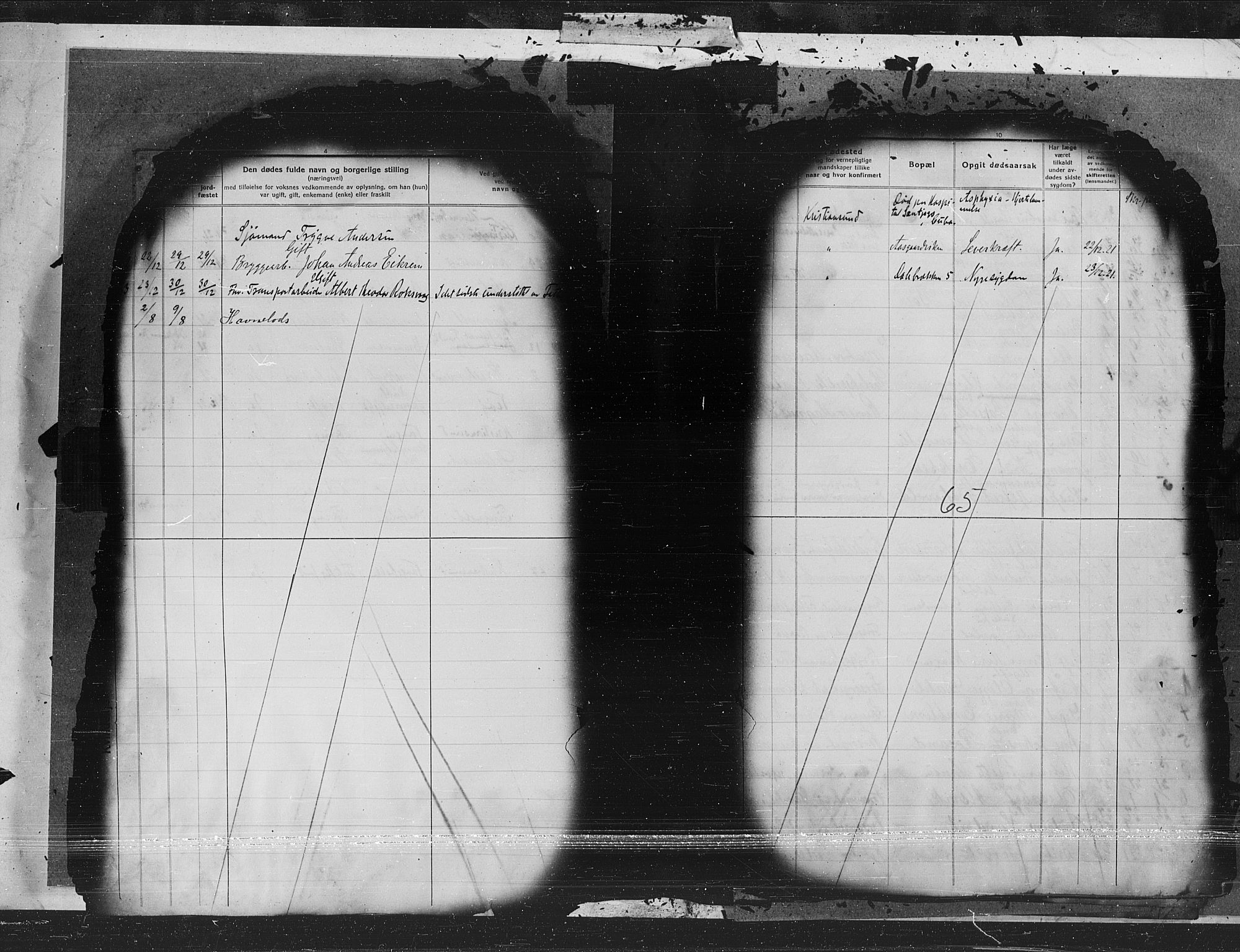 Kristiansund sokneprestkontor, AV/SAT-A-1068/1/I/I1: Ministerialbok nr. 7e, 1916-1930, s. 65