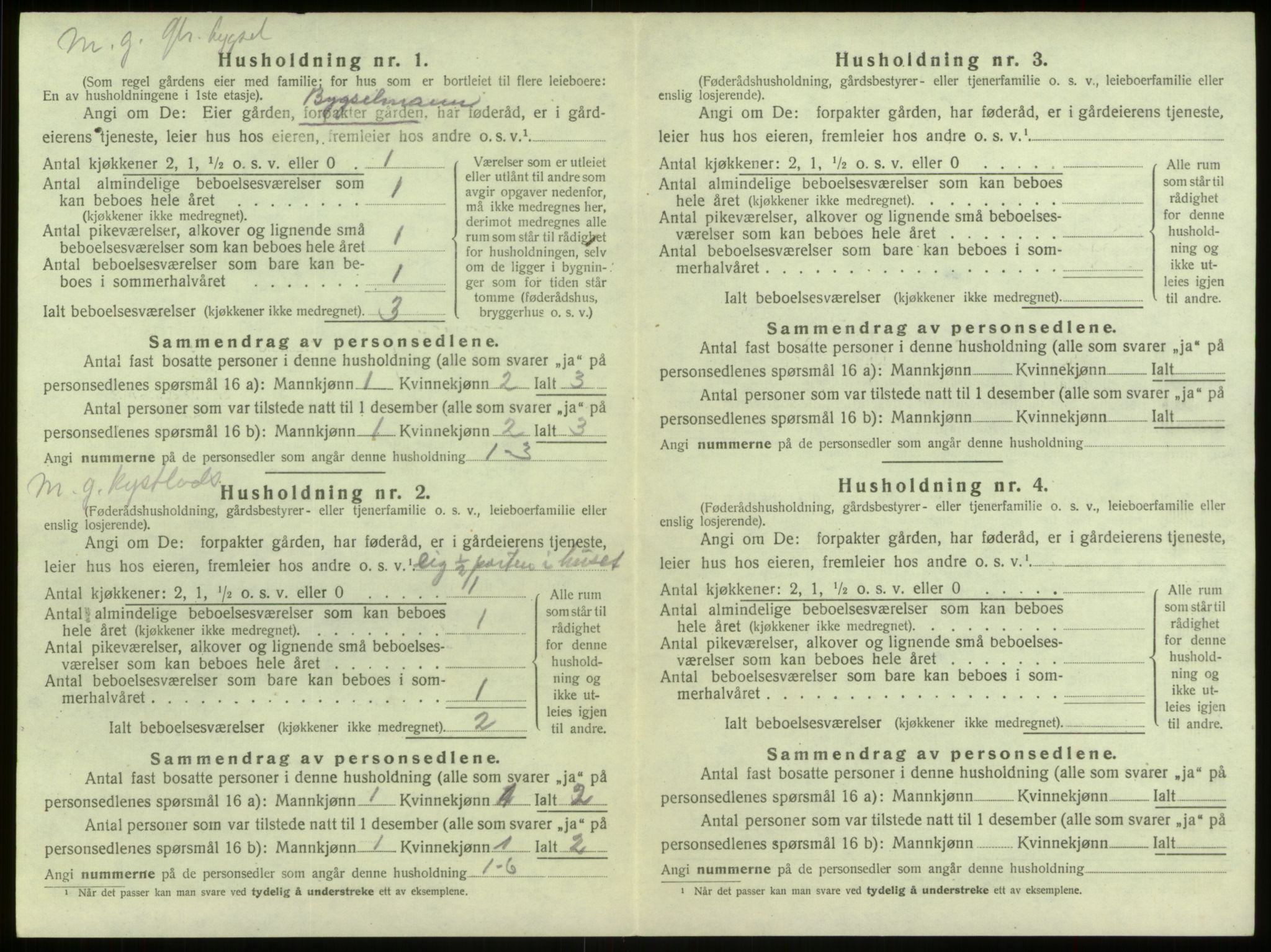 SAB, Folketelling 1920 for 1261 Manger herred, 1920, s. 183