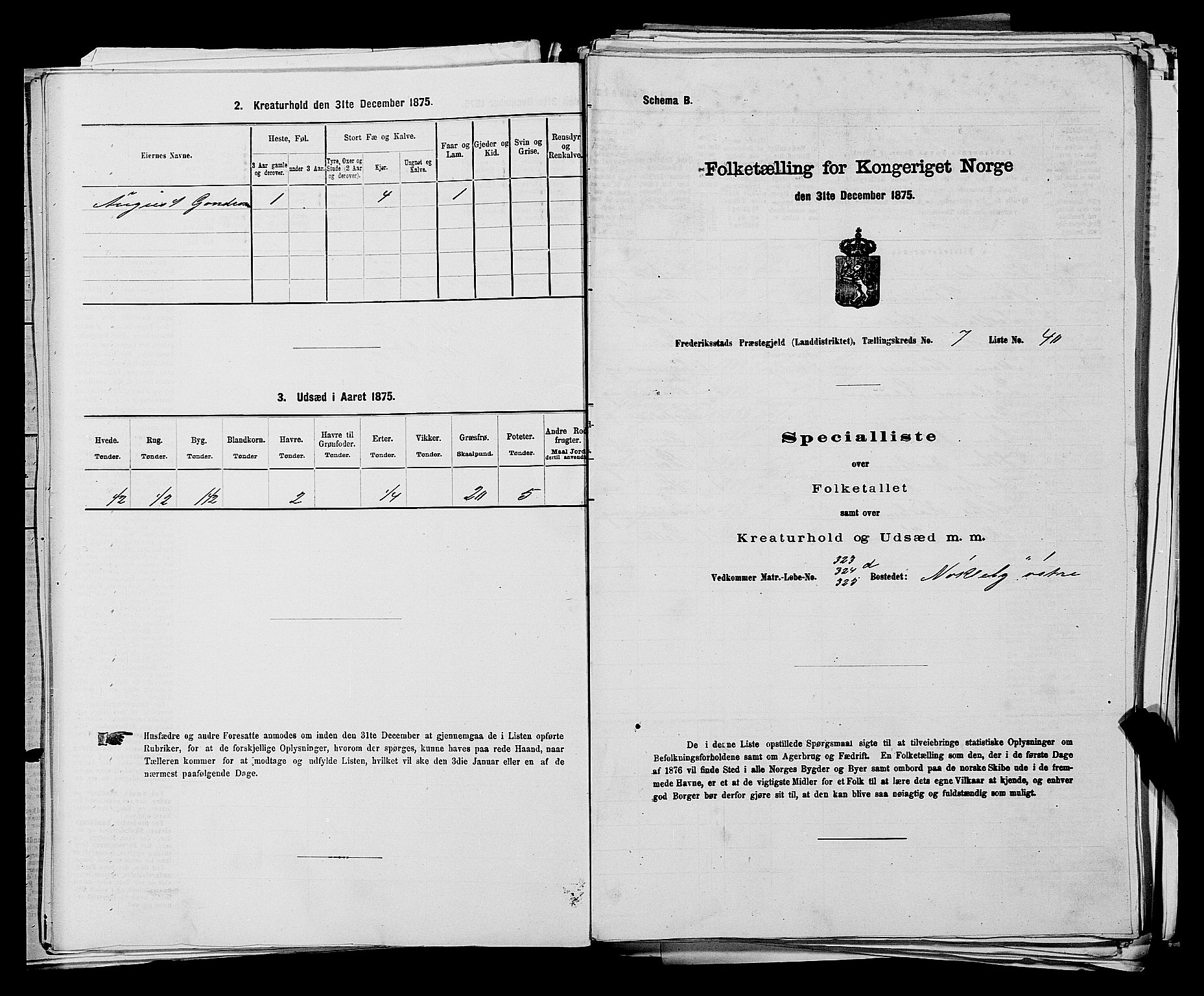 RA, Folketelling 1875 for 0132L Fredrikstad prestegjeld, Glemmen sokn, 1875, s. 1279