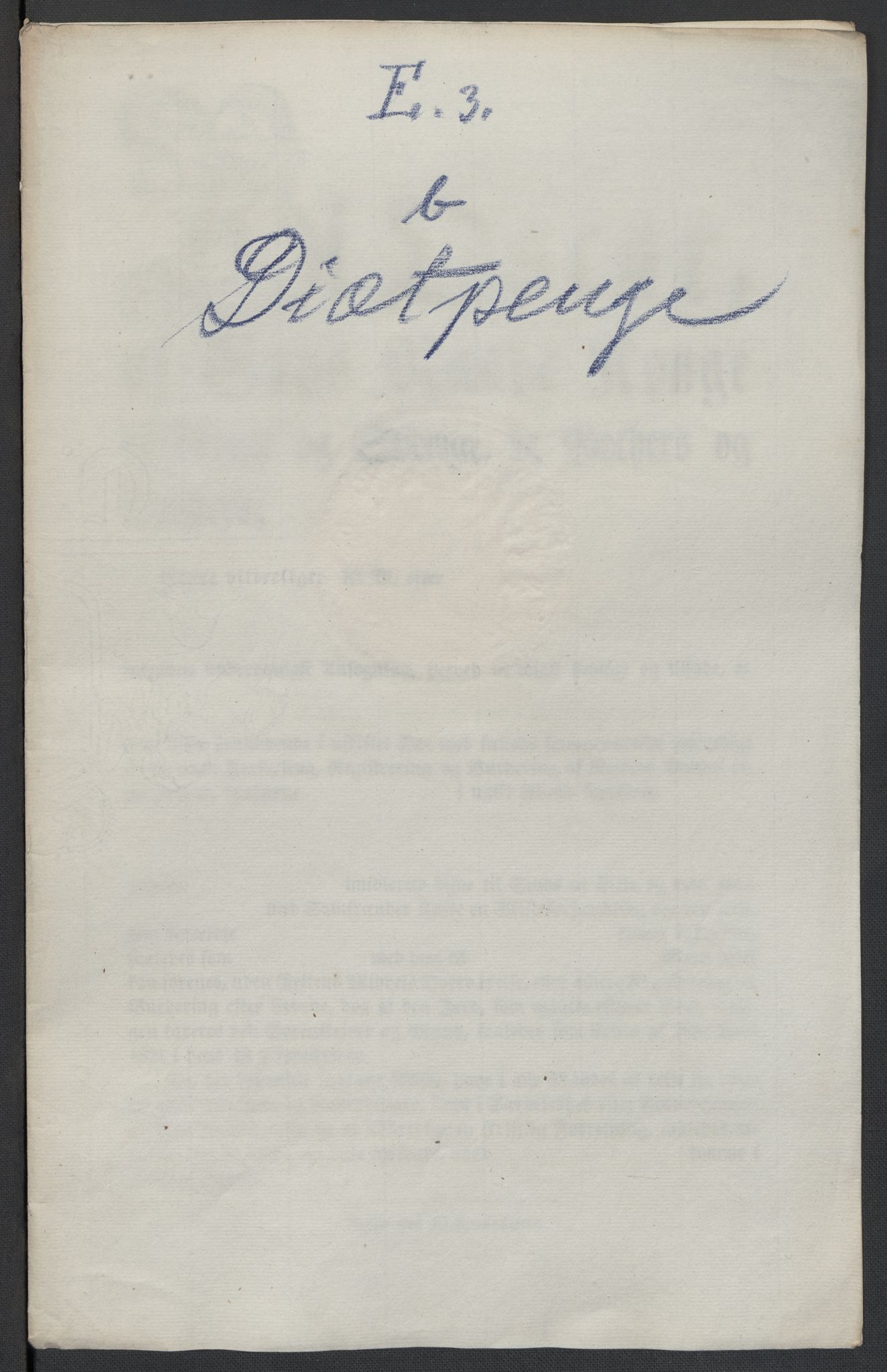 Christie, Wilhelm Frimann Koren, AV/RA-PA-0014/F/L0005: Christies dokumenter fra Stortinget, 1815-1816, s. 112