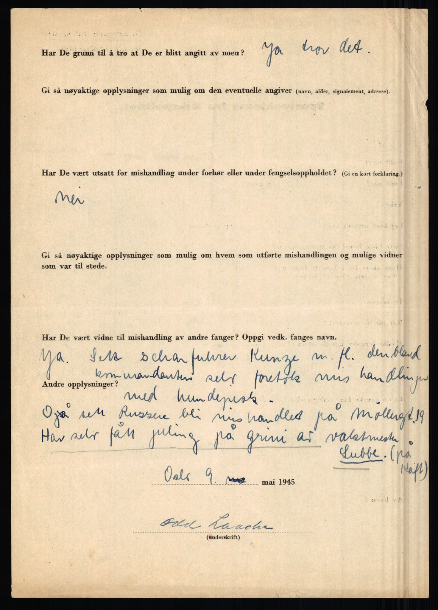 Rikspolitisjefen, AV/RA-S-1560/L/L0011: Lucassen, Oscar Fredrik - Moen, Olav, 1940-1945, s. 365