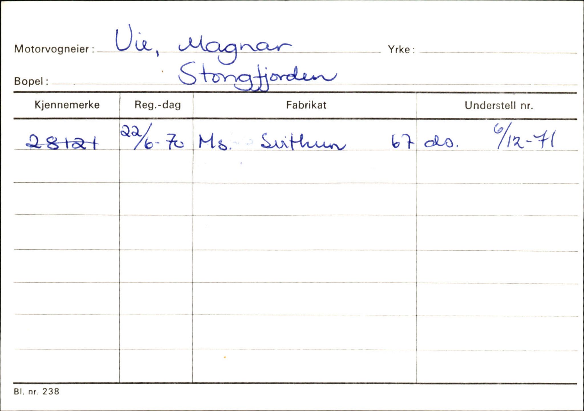 Statens vegvesen, Sogn og Fjordane vegkontor, AV/SAB-A-5301/4/F/L0132: Eigarregister Askvoll A-Å. Balestrand A-Å, 1945-1975, s. 1402