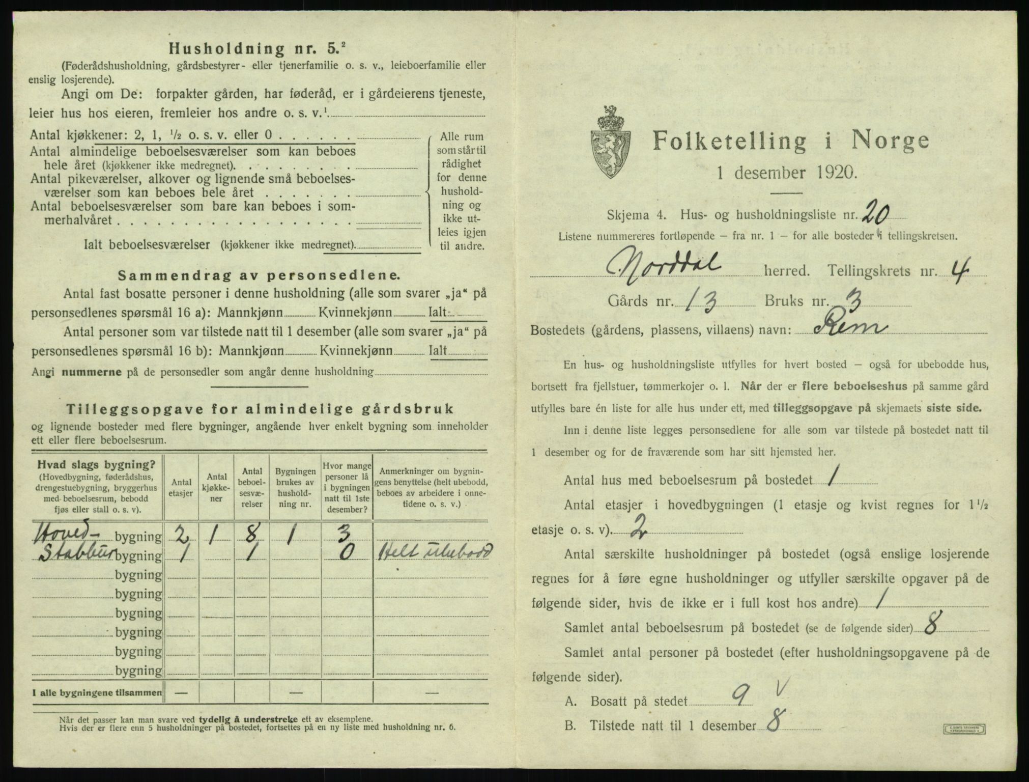 SAT, Folketelling 1920 for 1524 Norddal herred, 1920, s. 355