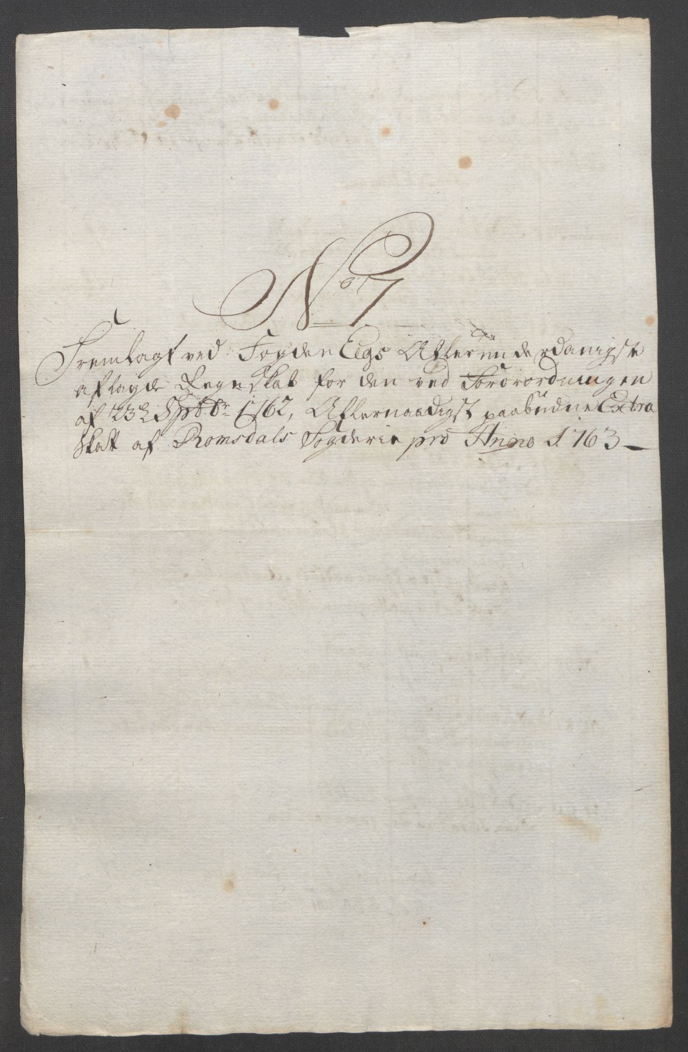 Rentekammeret inntil 1814, Reviderte regnskaper, Fogderegnskap, RA/EA-4092/R55/L3730: Ekstraskatten Romsdal, 1762-1763, s. 376