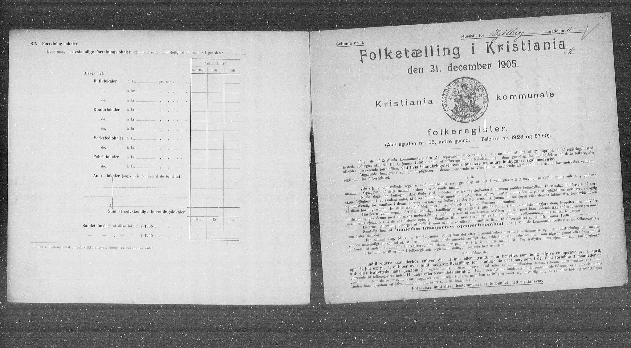 OBA, Kommunal folketelling 31.12.1905 for Kristiania kjøpstad, 1905, s. 27080