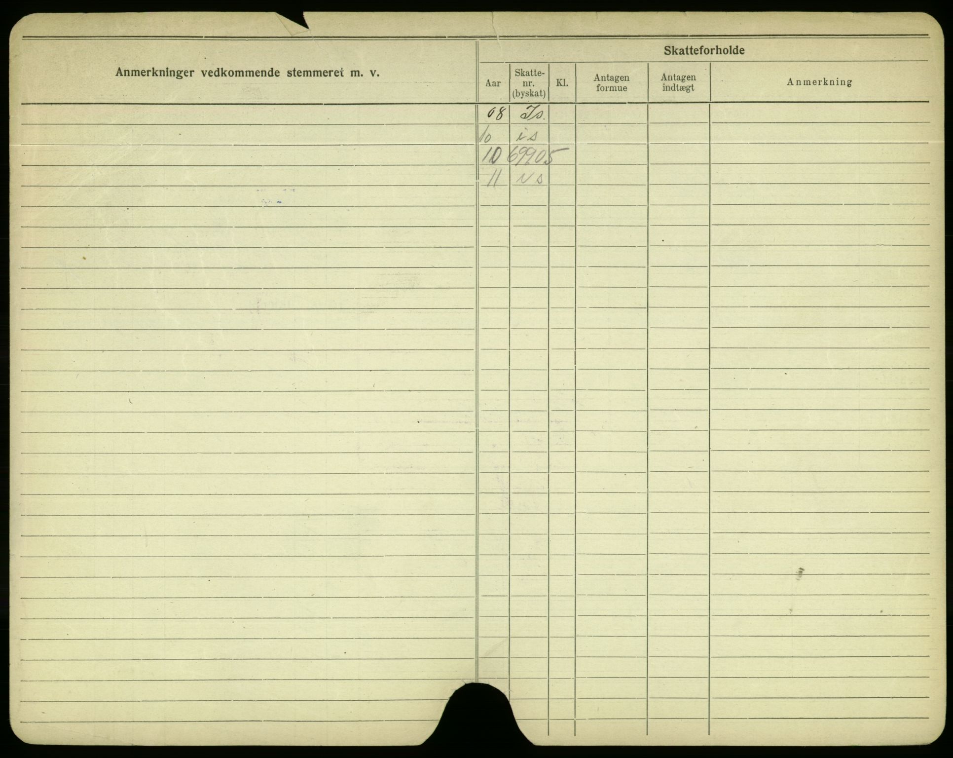 Oslo folkeregister, Registerkort, AV/SAO-A-11715/F/Fa/Fac/L0004: Menn, 1906-1914, s. 210b