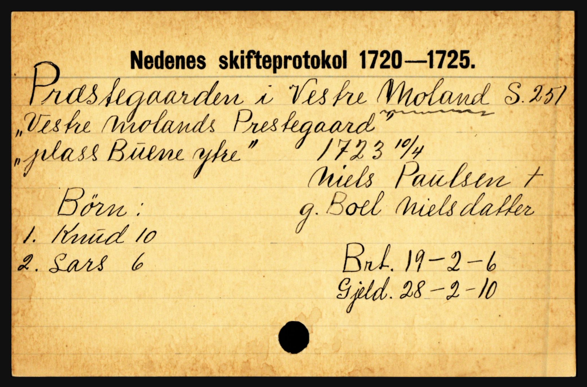 Nedenes sorenskriveri før 1824, AV/SAK-1221-0007/H, s. 20101