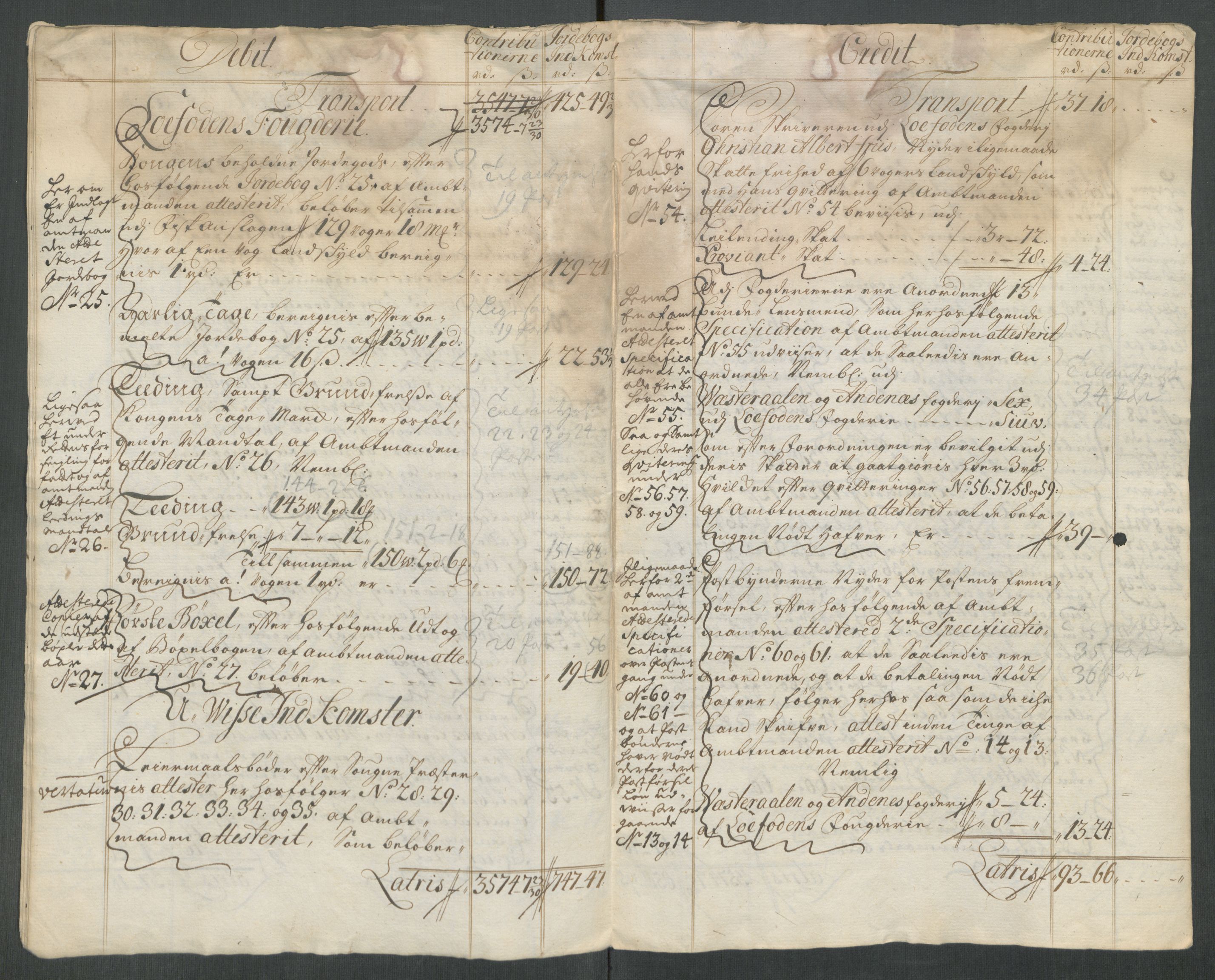 Rentekammeret inntil 1814, Reviderte regnskaper, Fogderegnskap, AV/RA-EA-4092/R67/L4682: Fogderegnskap Vesterålen, Andenes og Lofoten, 1716, s. 9