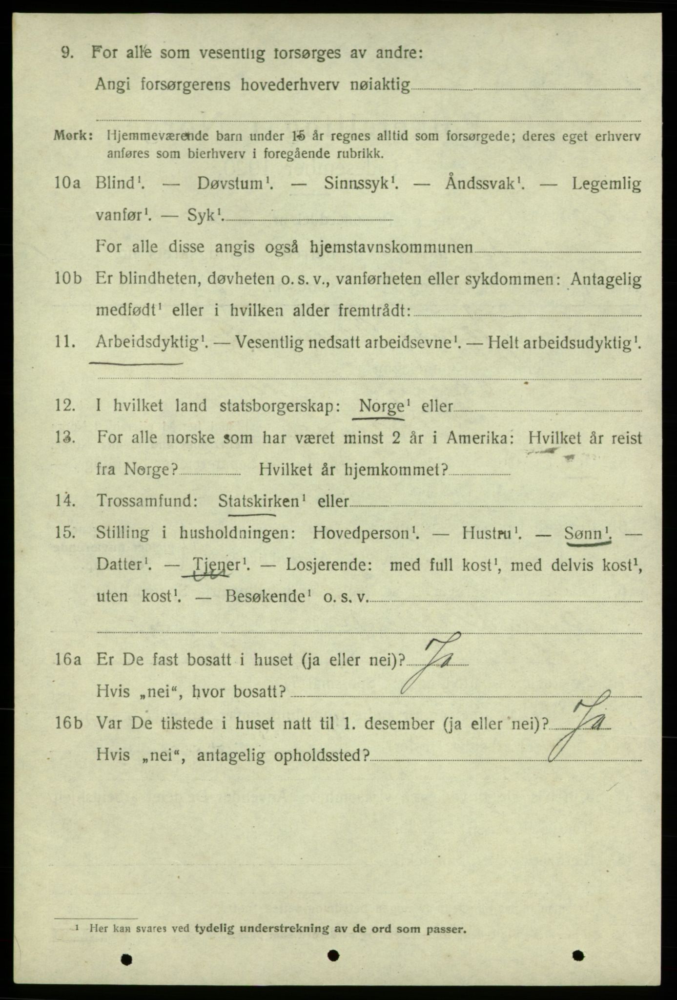 SAB, Folketelling 1920 for 1226 Strandebarm herred, 1920, s. 3541