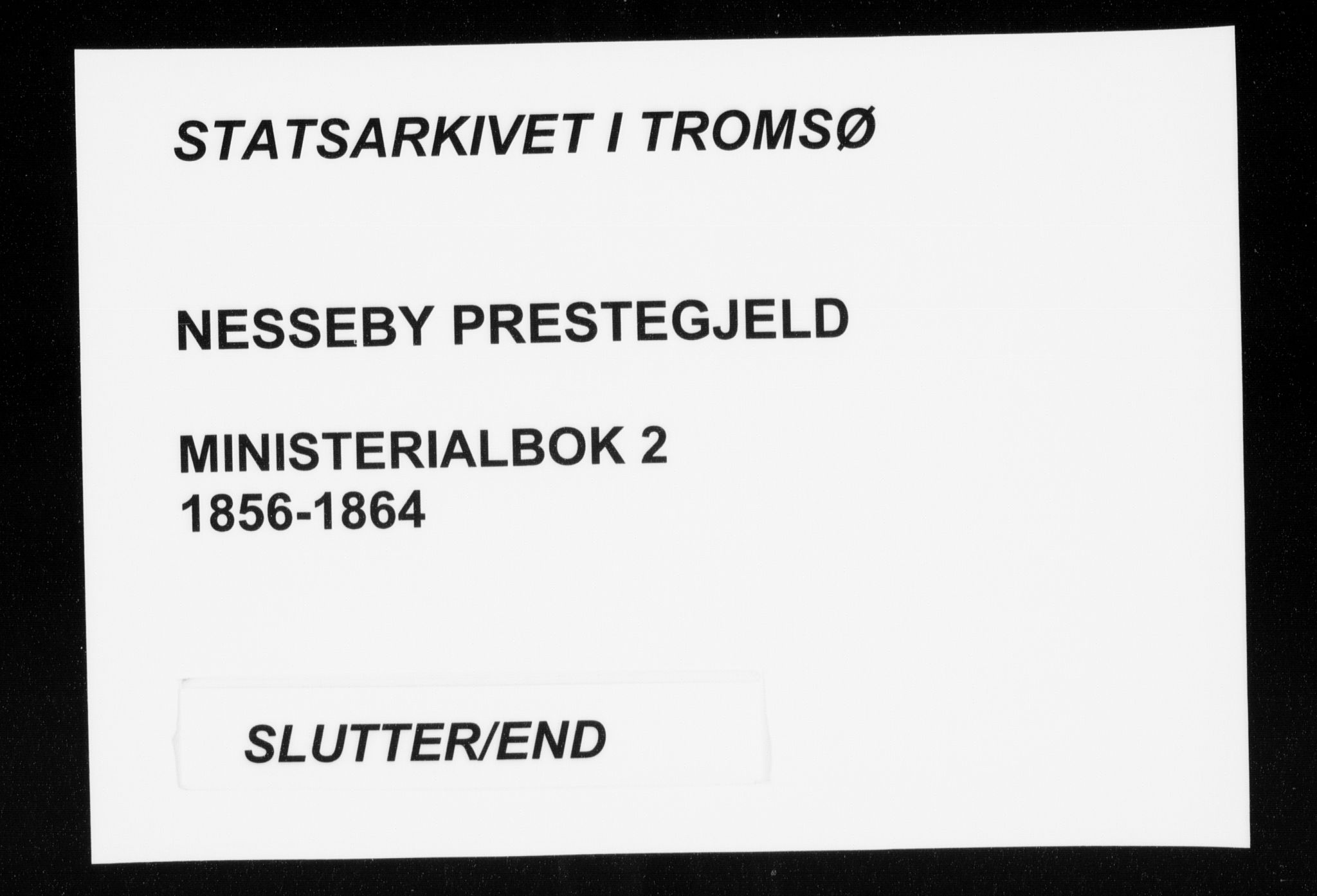 Nesseby sokneprestkontor, SATØ/S-1330/H/Ha/L0002kirke: Ministerialbok nr. 2, 1856-1864