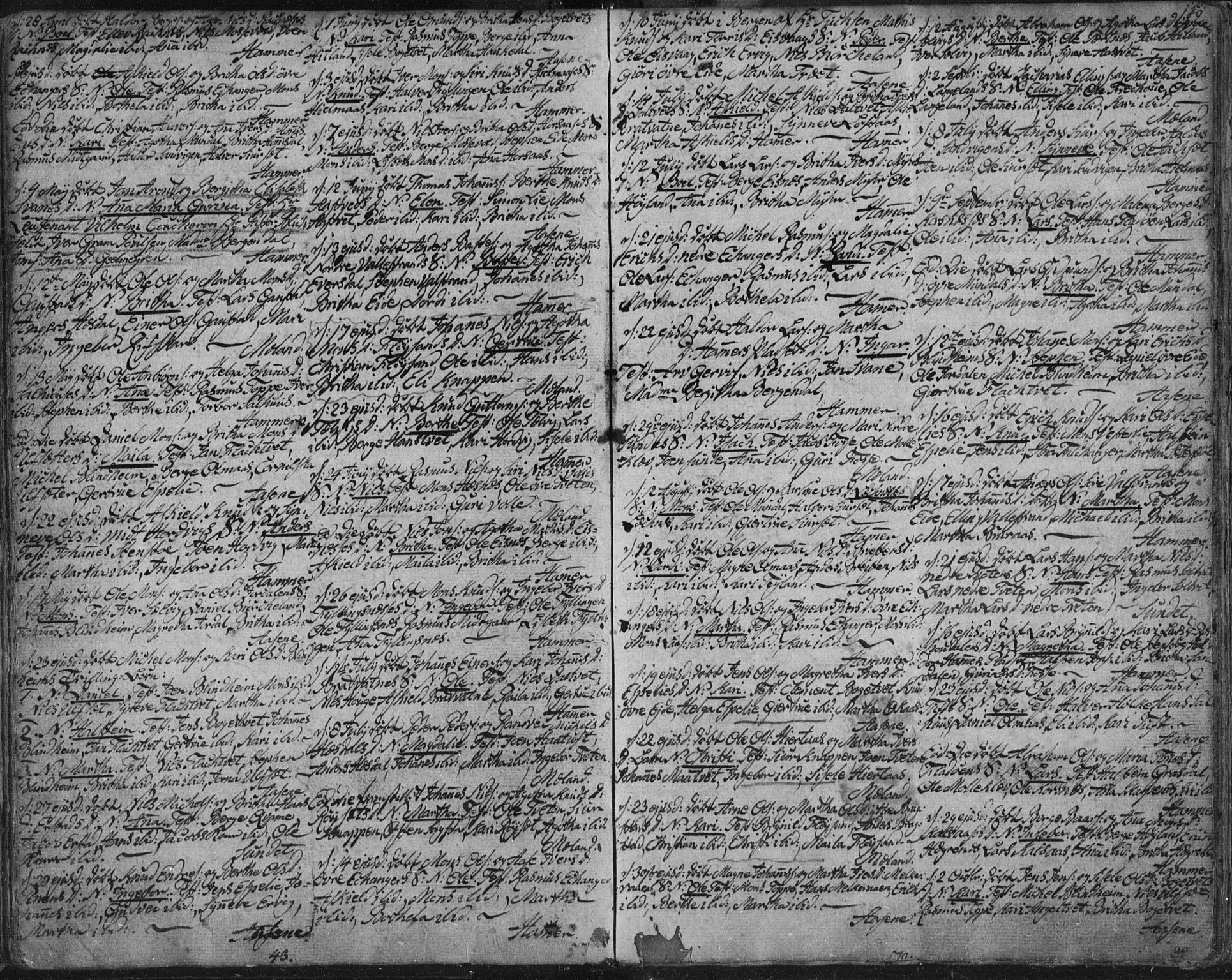 Hamre sokneprestembete, AV/SAB-A-75501/H/Ha/Haa/Haaa/L0008: Ministerialbok nr. A 8, 1778-1804, s. 142