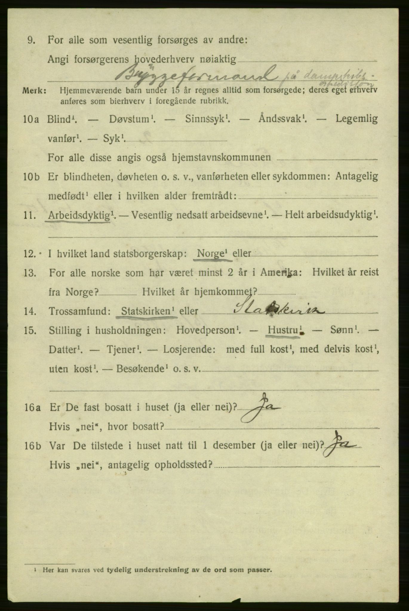 SAB, Folketelling 1920 for 1401 Florø ladested, 1920, s. 1663