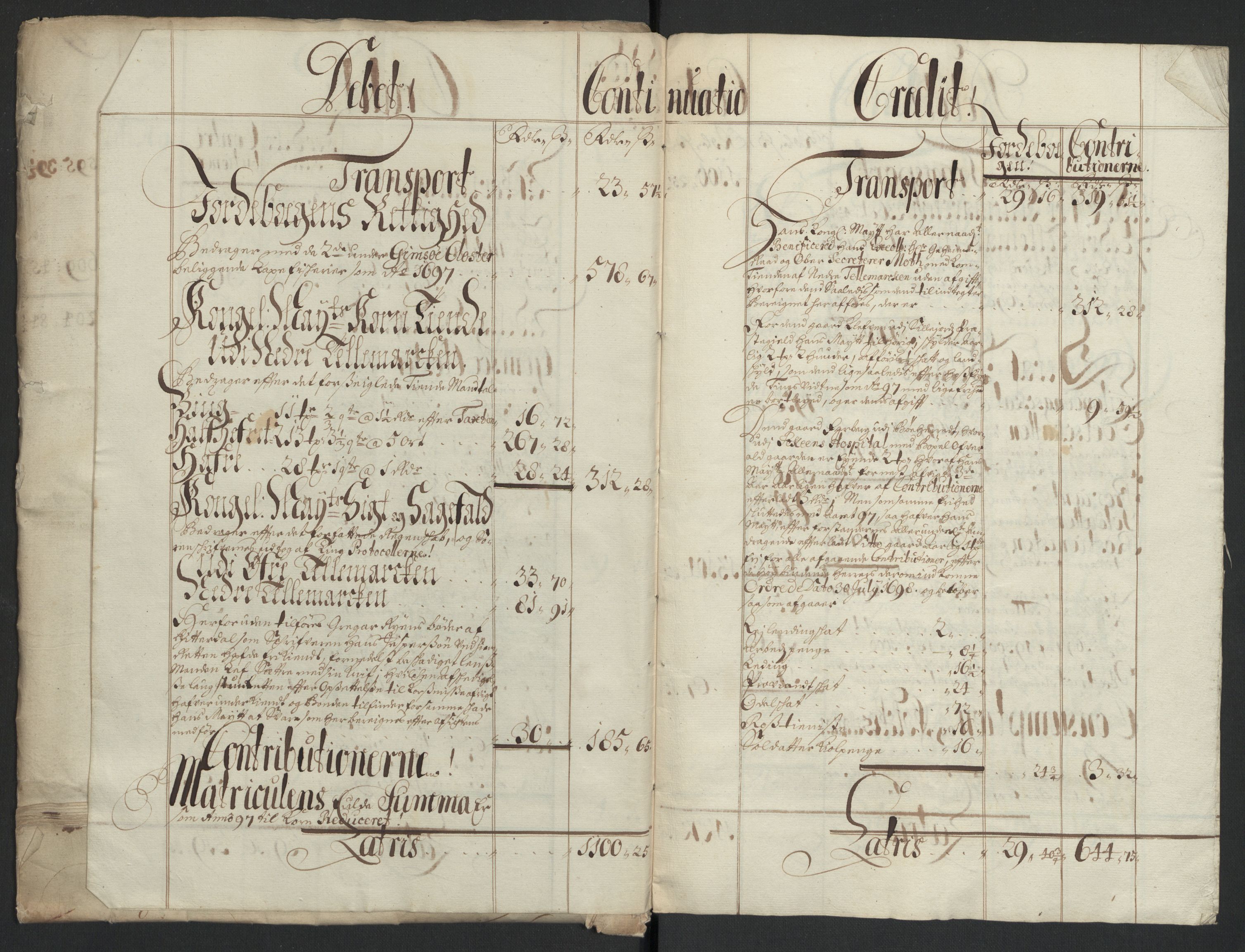 Rentekammeret inntil 1814, Reviderte regnskaper, Fogderegnskap, AV/RA-EA-4092/R36/L2098: Fogderegnskap Øvre og Nedre Telemark og Bamble, 1698, s. 16