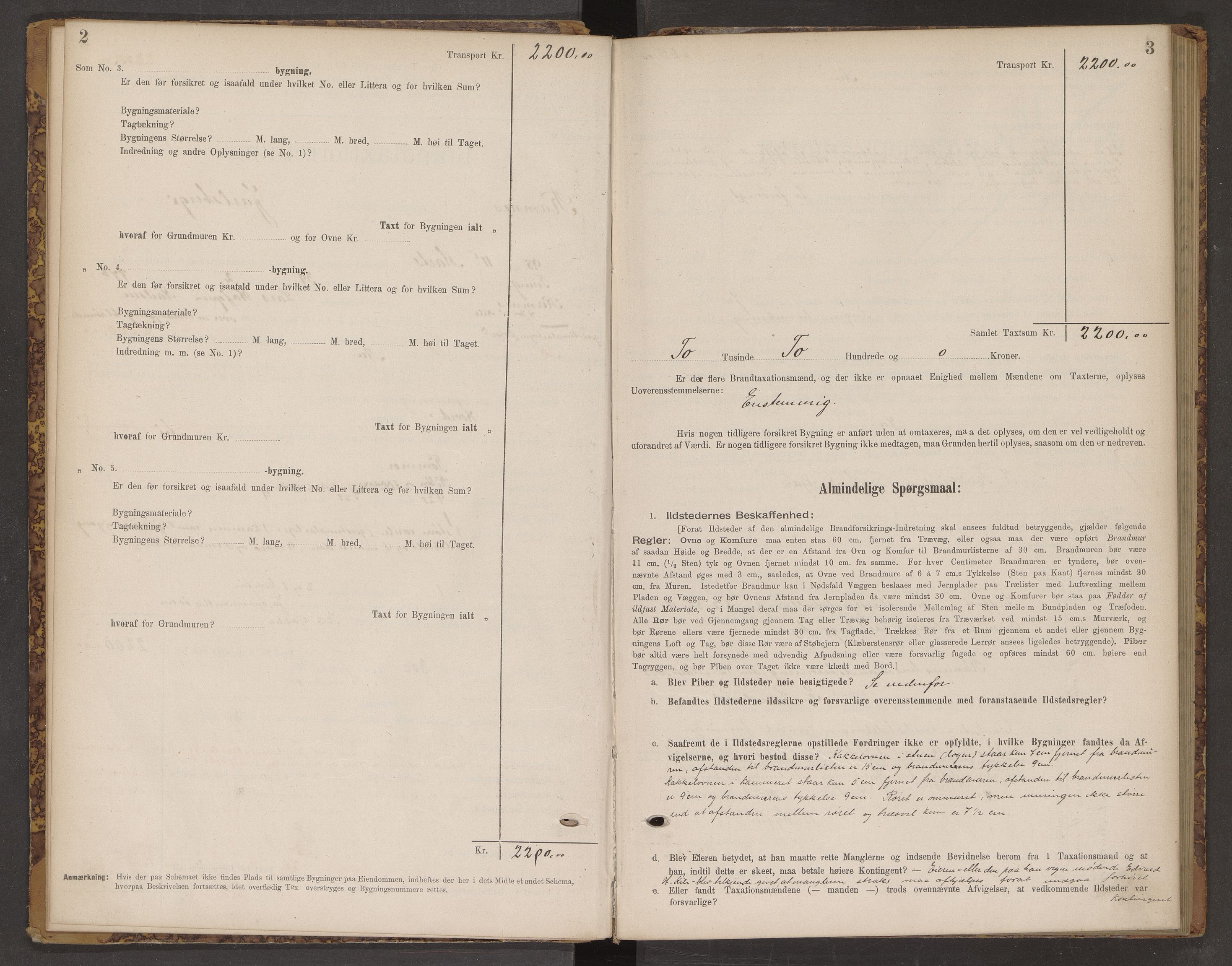 Ramnes lensmannskontor, AV/SAKO-A-581/Y/Yc/Ycb/L0001: Skjematakstprotokoll, 1895-1928