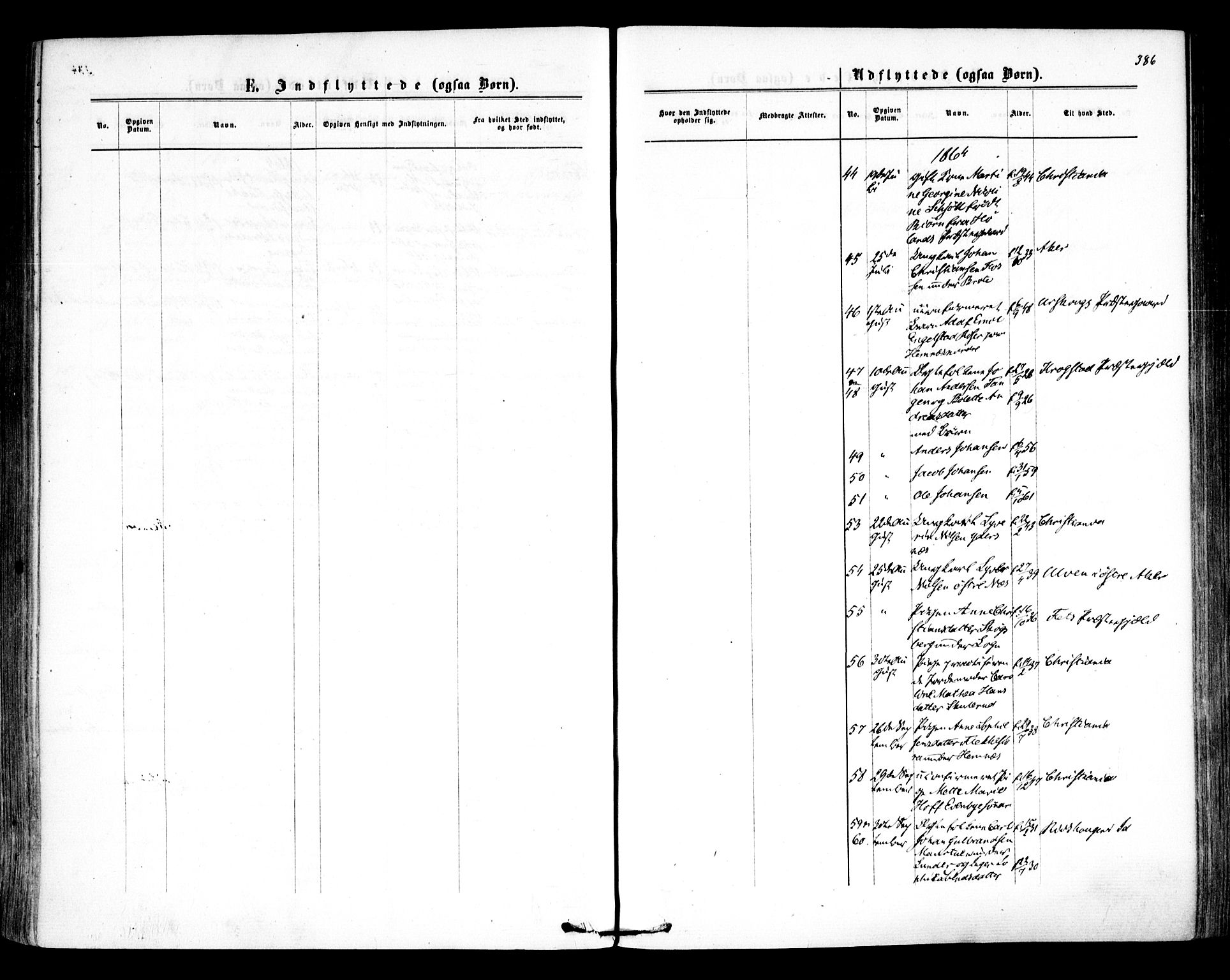 Høland prestekontor Kirkebøker, AV/SAO-A-10346a/F/Fa/L0011: Ministerialbok nr. I 11, 1862-1869, s. 386