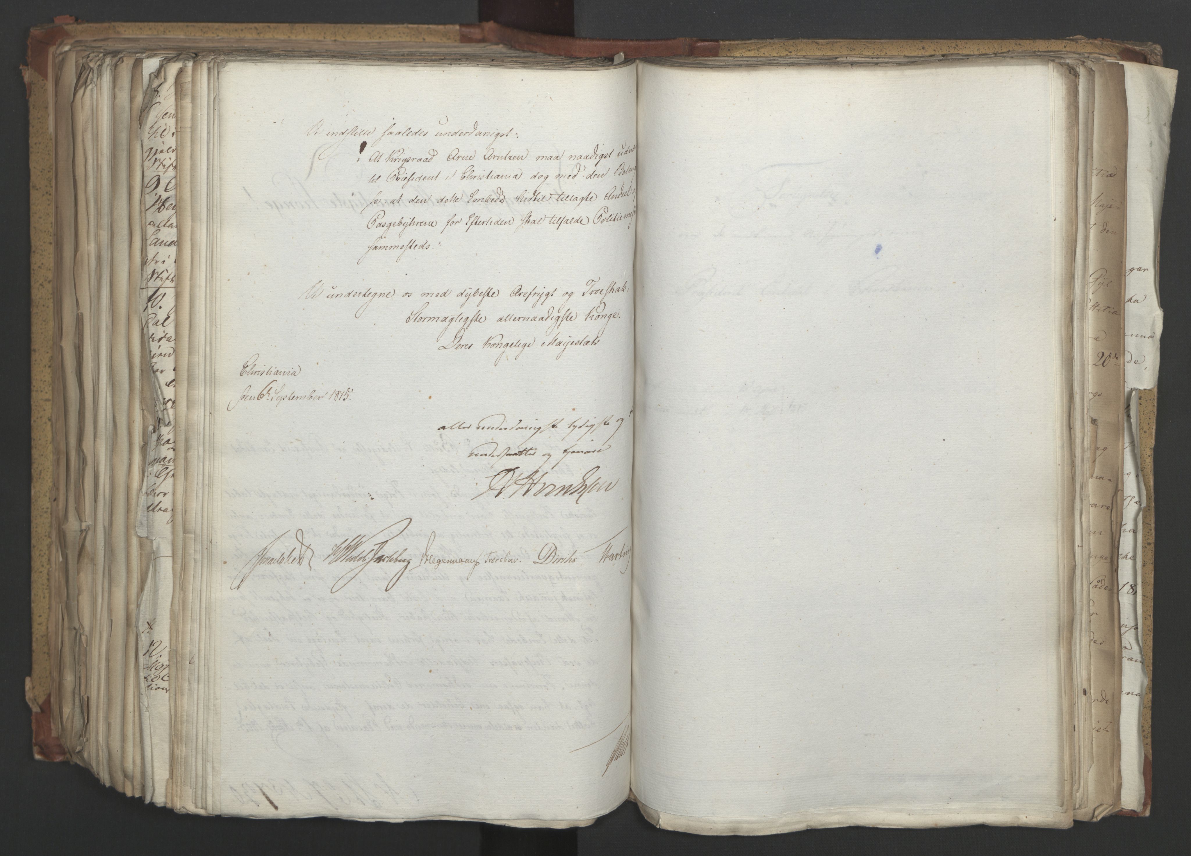 Statsrådsavdelingen i Stockholm, AV/RA-S-1003/D/Da/L0003: Regjeringsinnstillinger nr. 519-787, 1815, s. 449