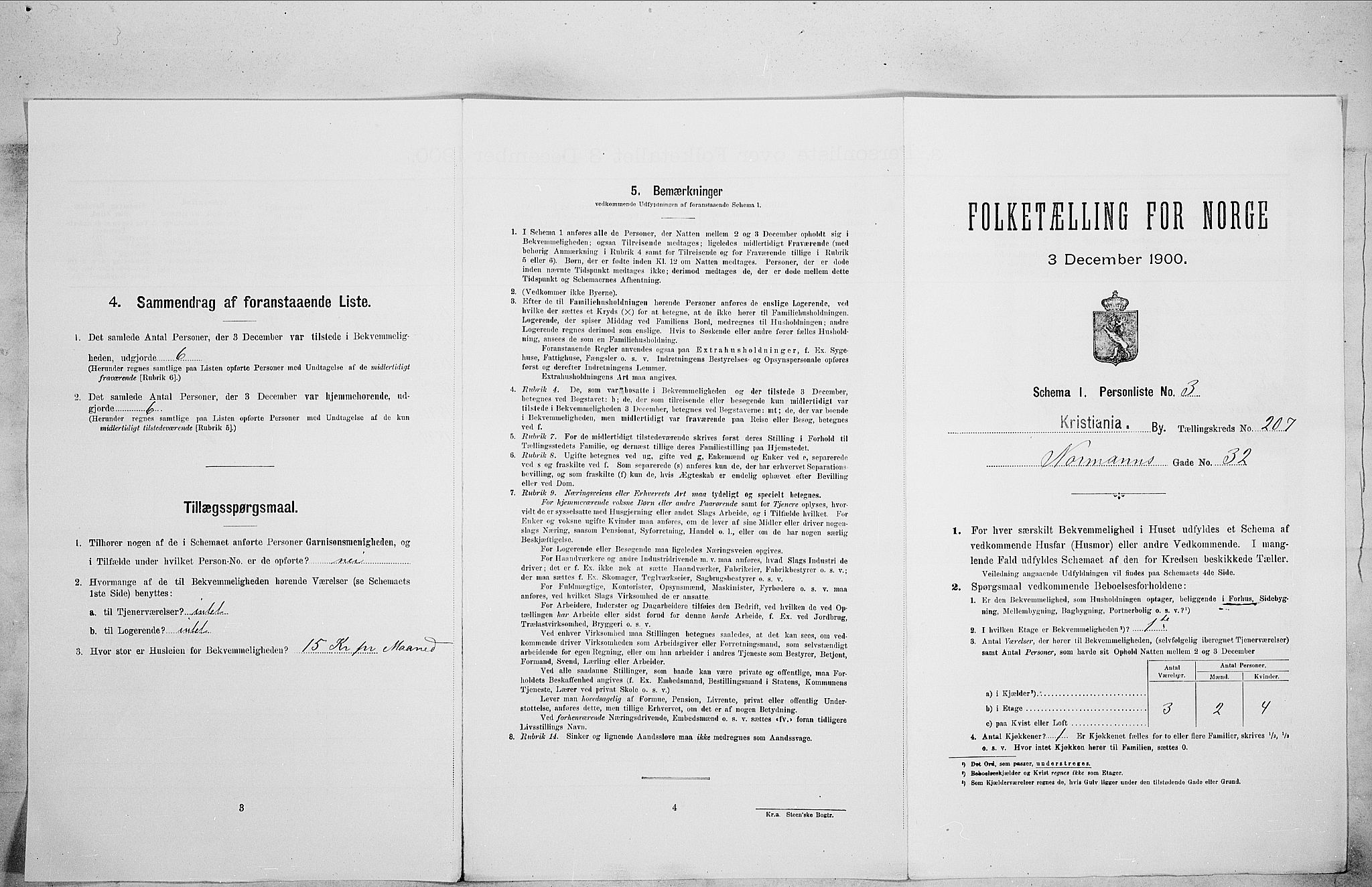 SAO, Folketelling 1900 for 0301 Kristiania kjøpstad, 1900, s. 66769