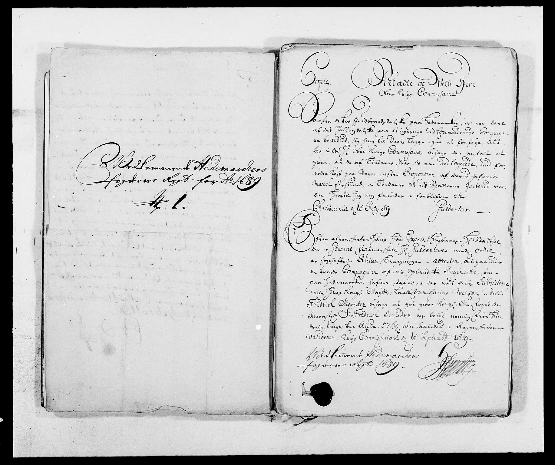 Rentekammeret inntil 1814, Reviderte regnskaper, Fogderegnskap, RA/EA-4092/R16/L1031: Fogderegnskap Hedmark, 1689-1692, s. 134