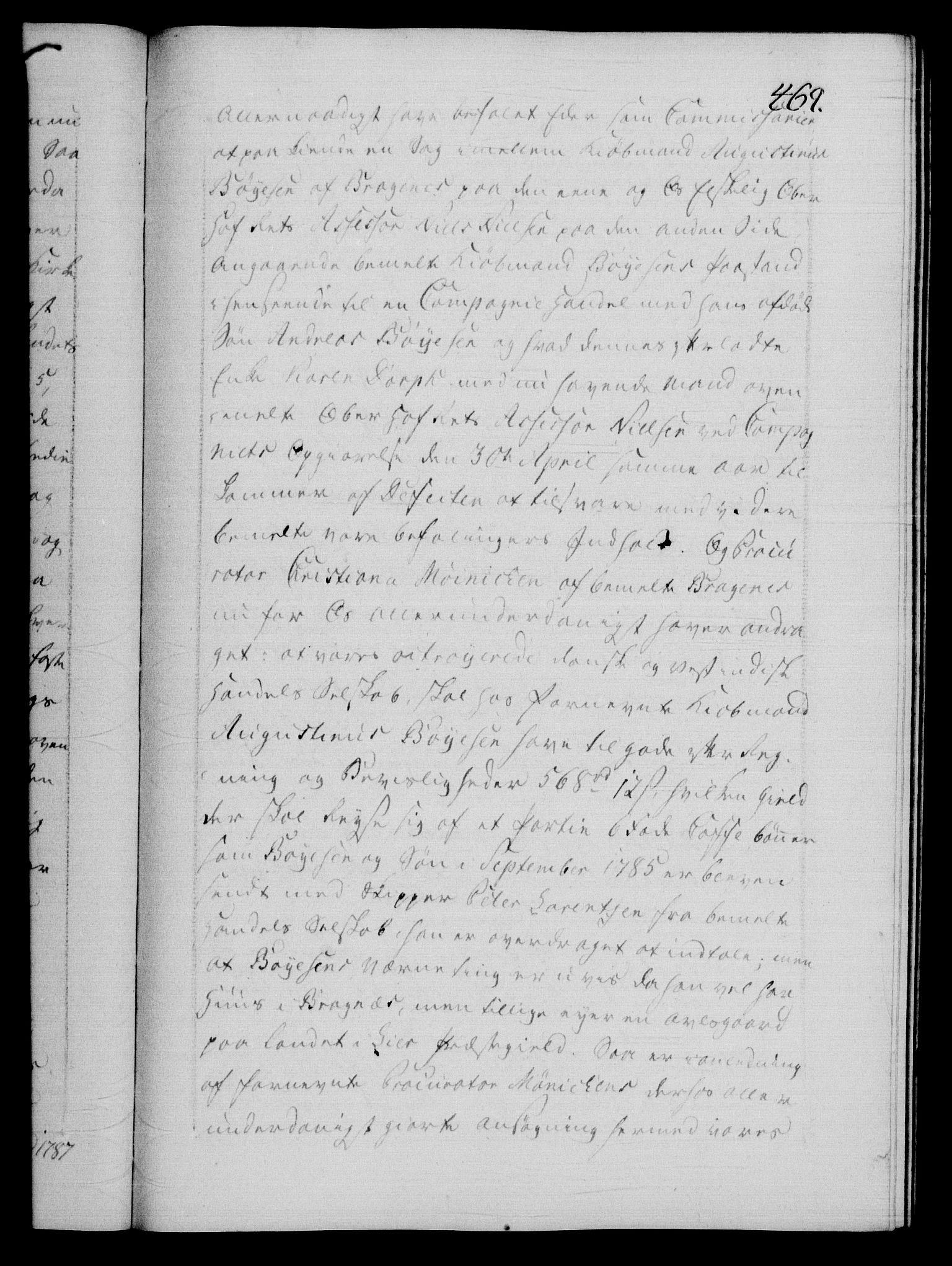 Danske Kanselli 1572-1799, AV/RA-EA-3023/F/Fc/Fca/Fcab/L0044: Norske tegnelser, 1787-1791, s. 469a