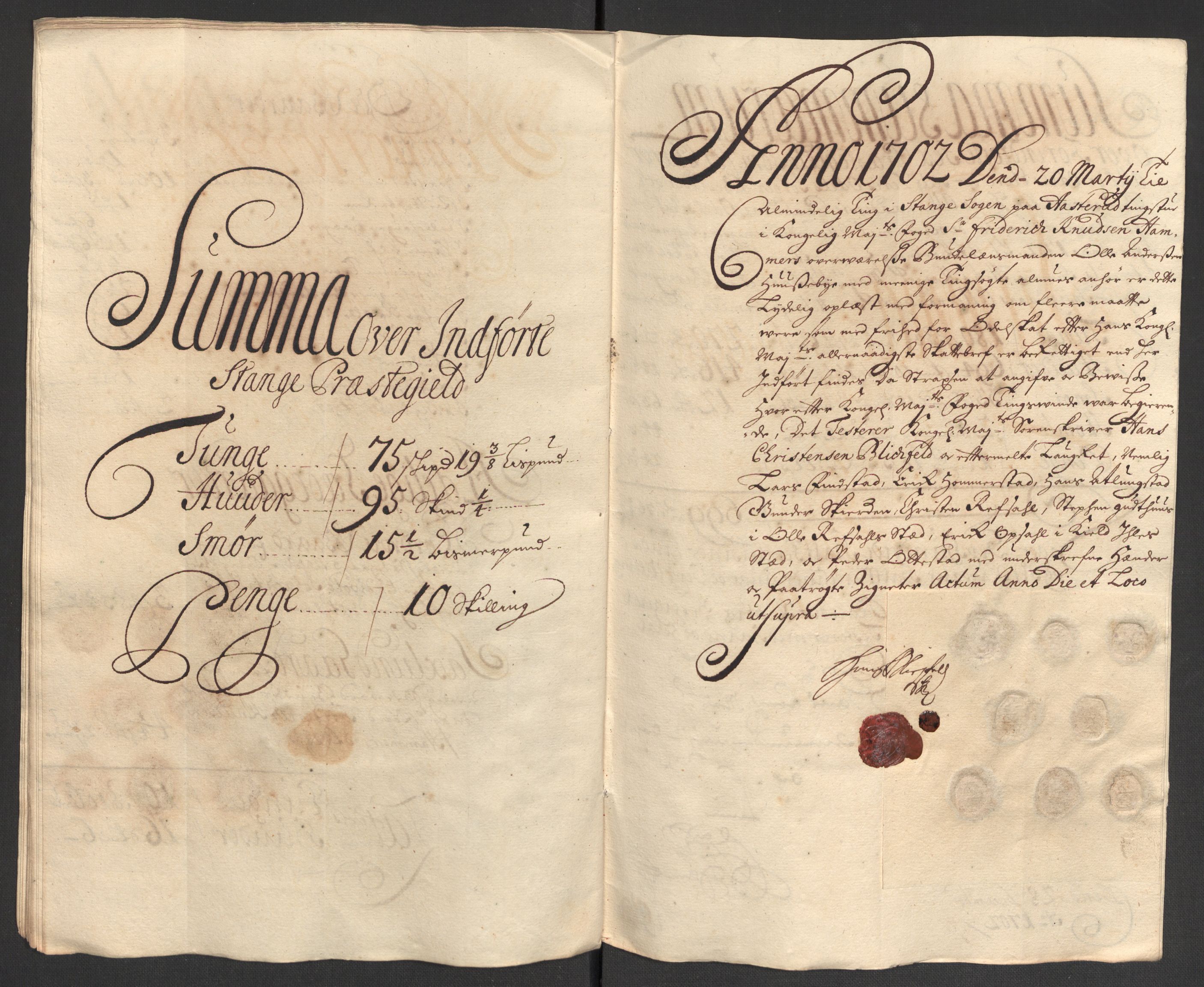 Rentekammeret inntil 1814, Reviderte regnskaper, Fogderegnskap, AV/RA-EA-4092/R16/L1040: Fogderegnskap Hedmark, 1701-1702, s. 354