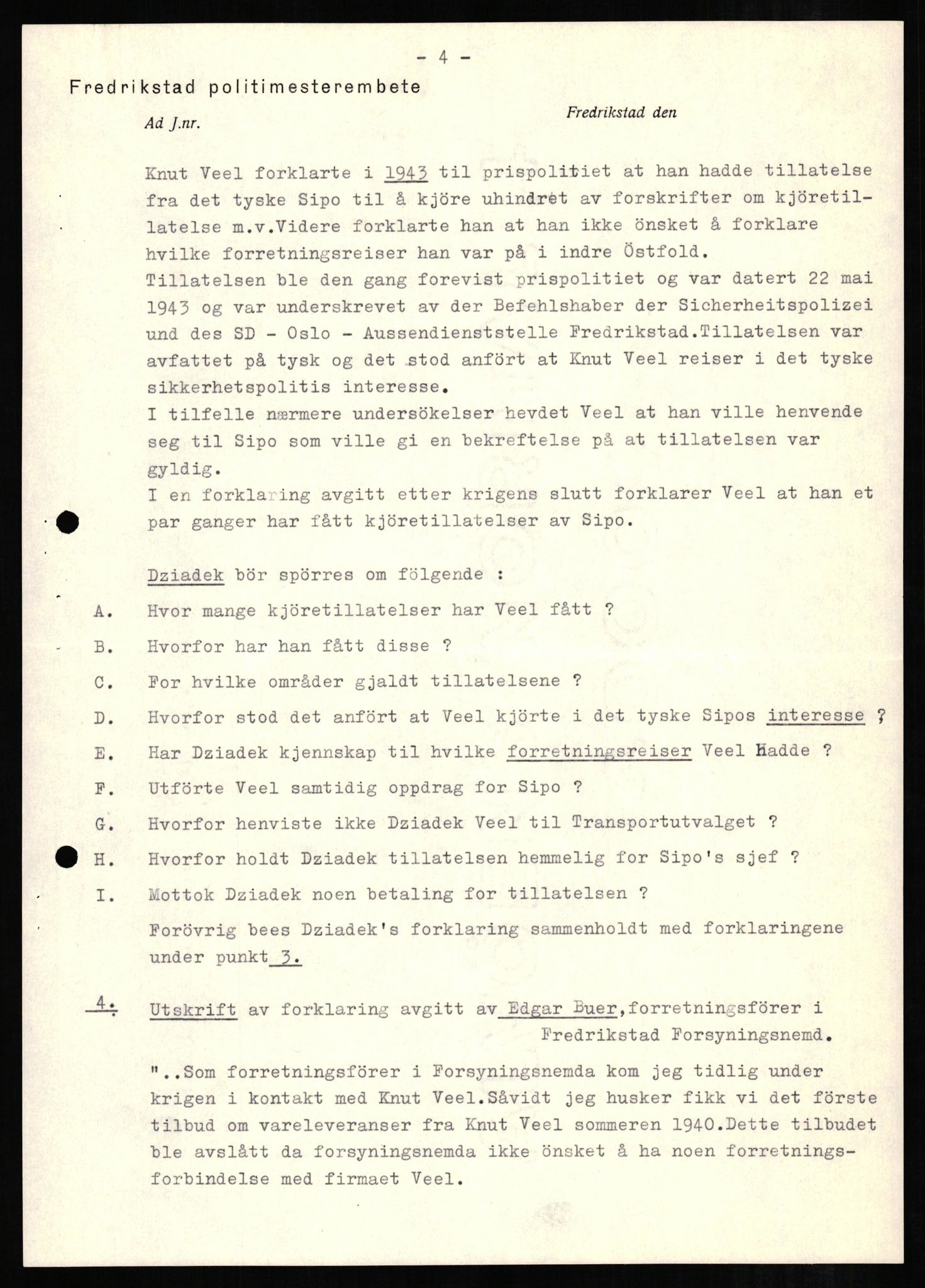 Forsvaret, Forsvarets overkommando II, AV/RA-RAFA-3915/D/Db/L0006: CI Questionaires. Tyske okkupasjonsstyrker i Norge. Tyskere., 1945-1946, s. 351