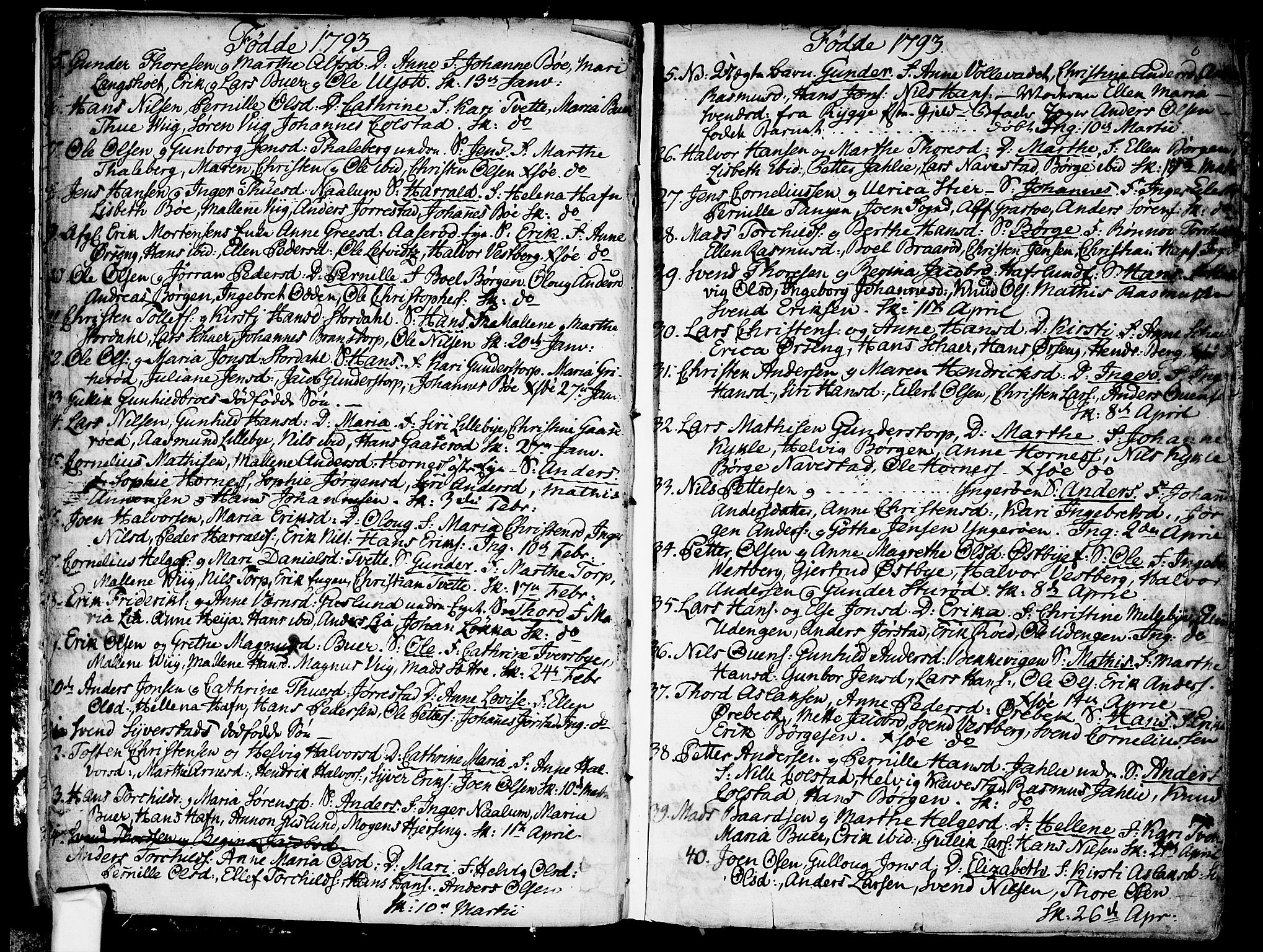 Skjeberg prestekontor Kirkebøker, AV/SAO-A-10923/F/Fa/L0003: Ministerialbok nr. I 3, 1792-1814, s. 6